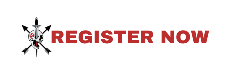 Black background with a white and red logo on the left, and bold red text that says 'REGISTER NOW' on the right.
