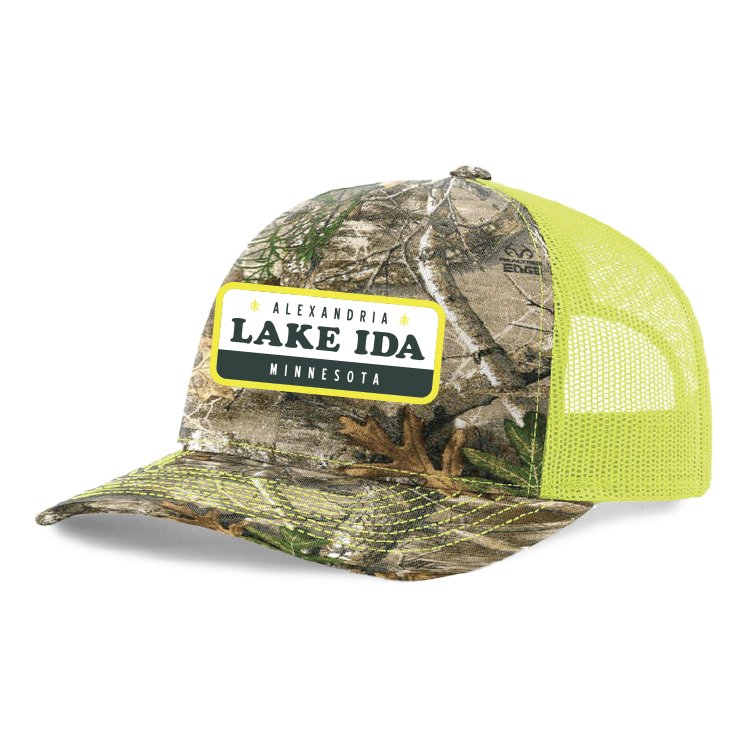 112PFP - Printed Five Panel Trucker Realtree Edge-Neon Yellow.jpg