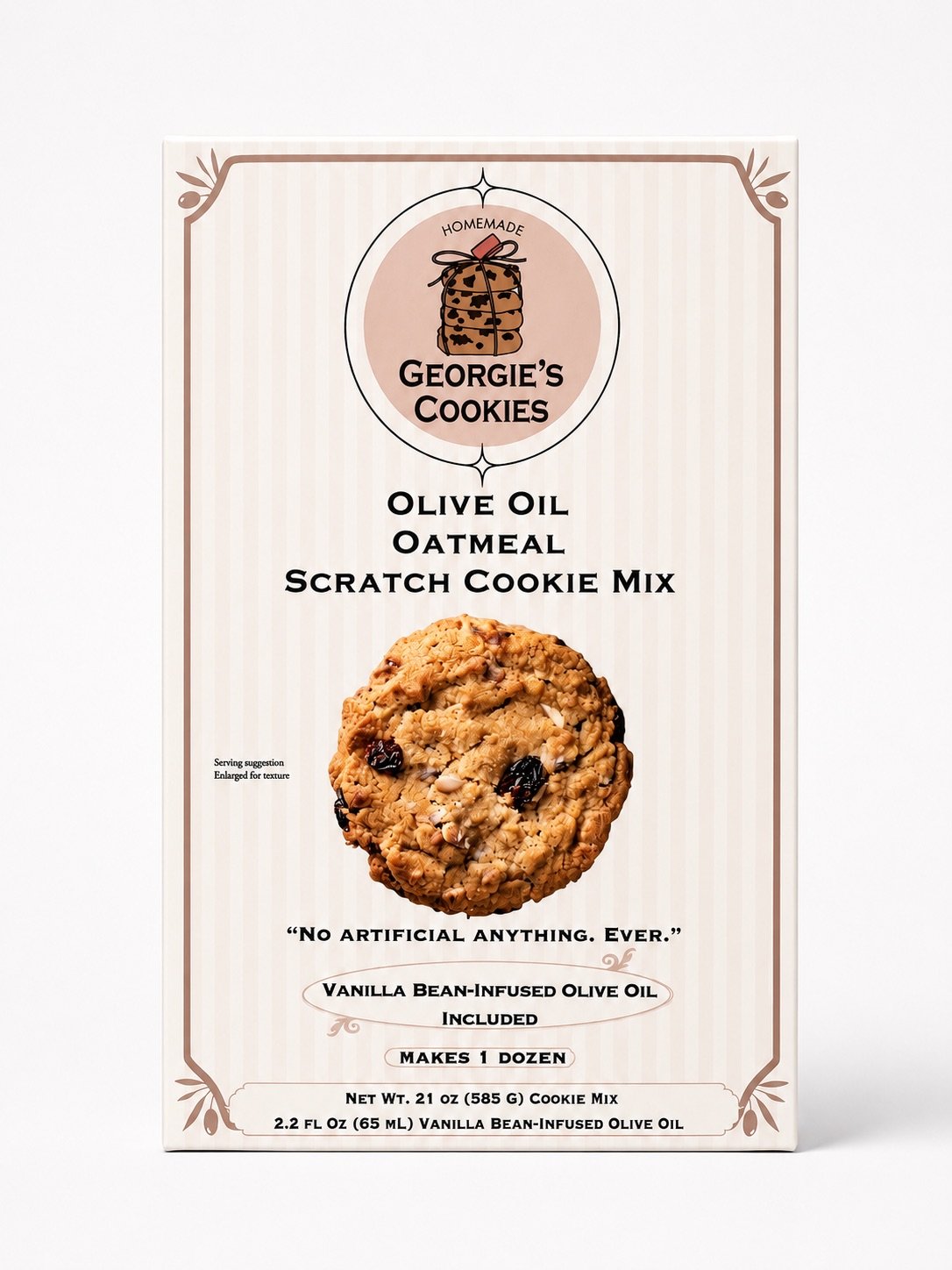 Olive Oil Oatmeal Scratch Cookie Mix