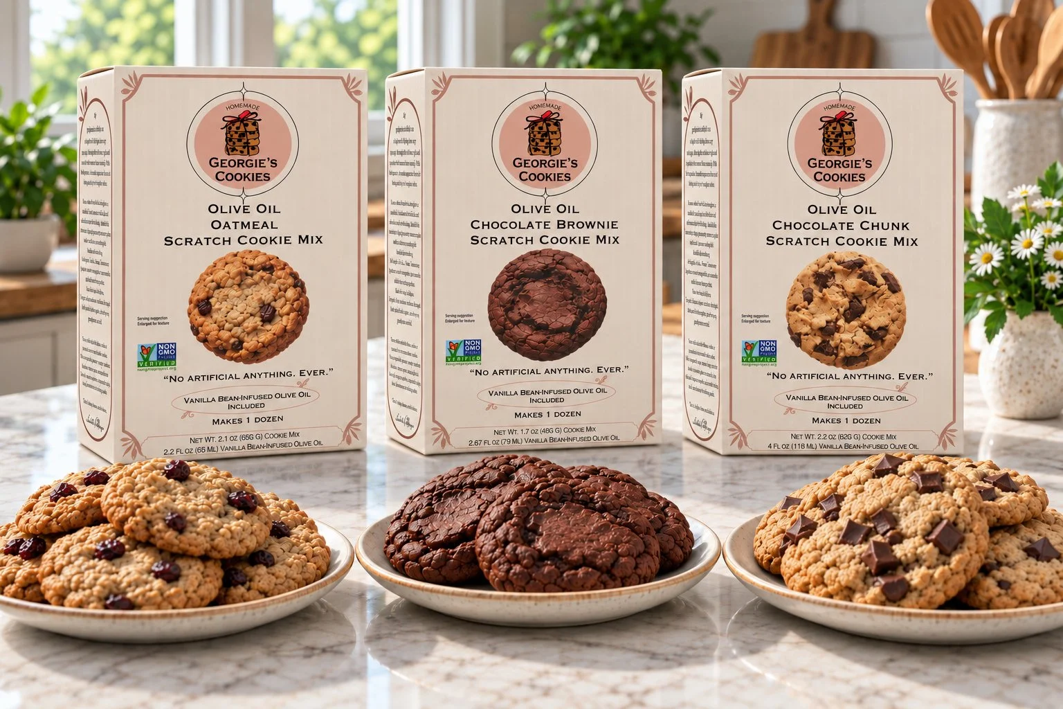 Georgie's Cookies Olive Oil Cookie Mixes