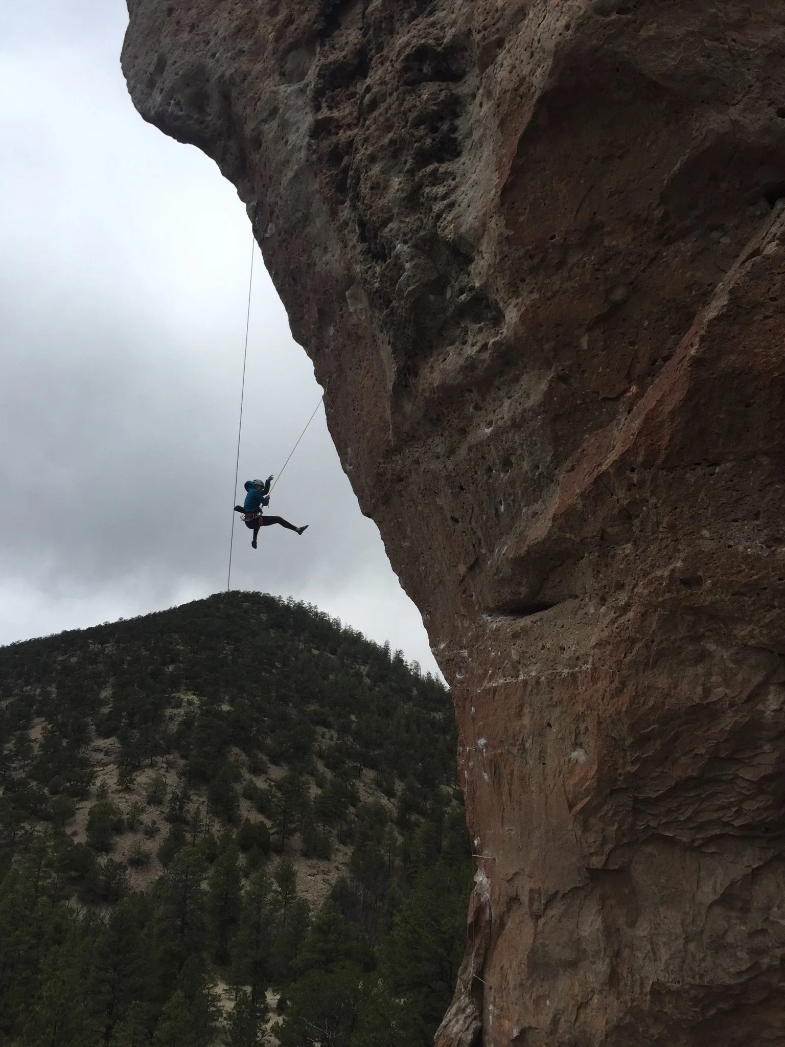 Fear of Heights? Why Fear Is a Feature in Outdoor Rock Climbing. Boulder, Colorado