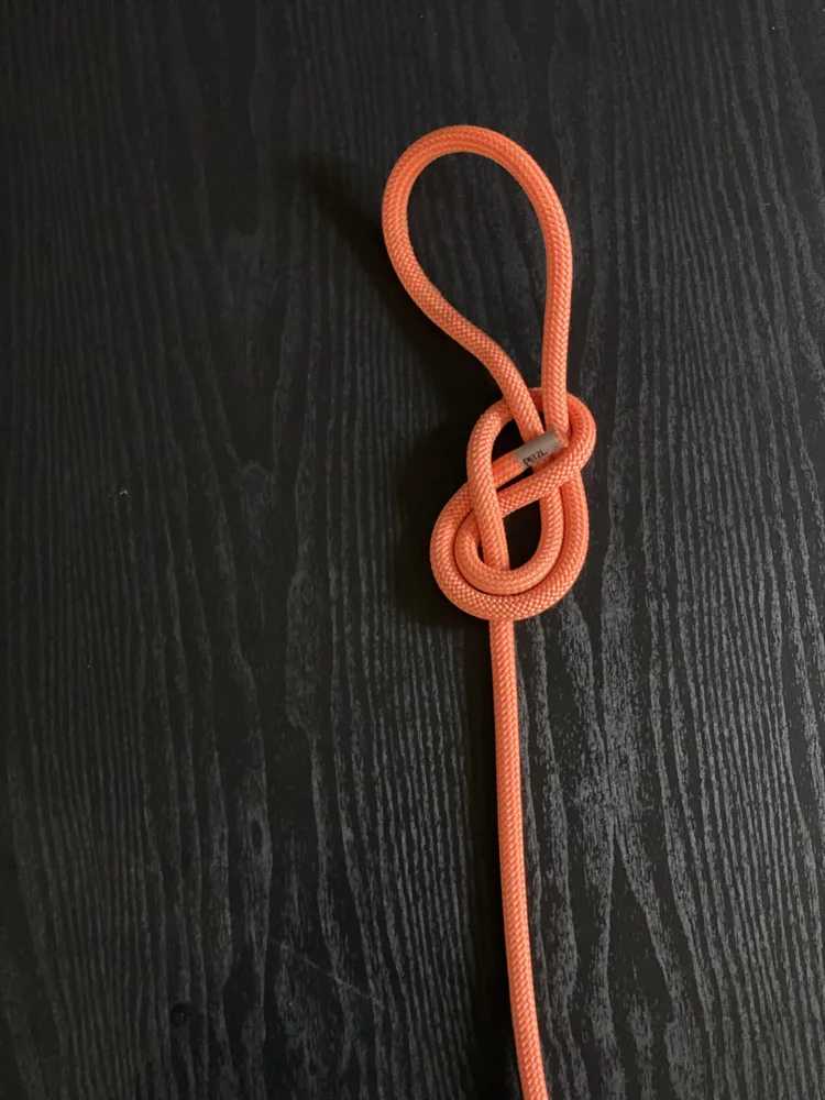 Figure-eight step 8