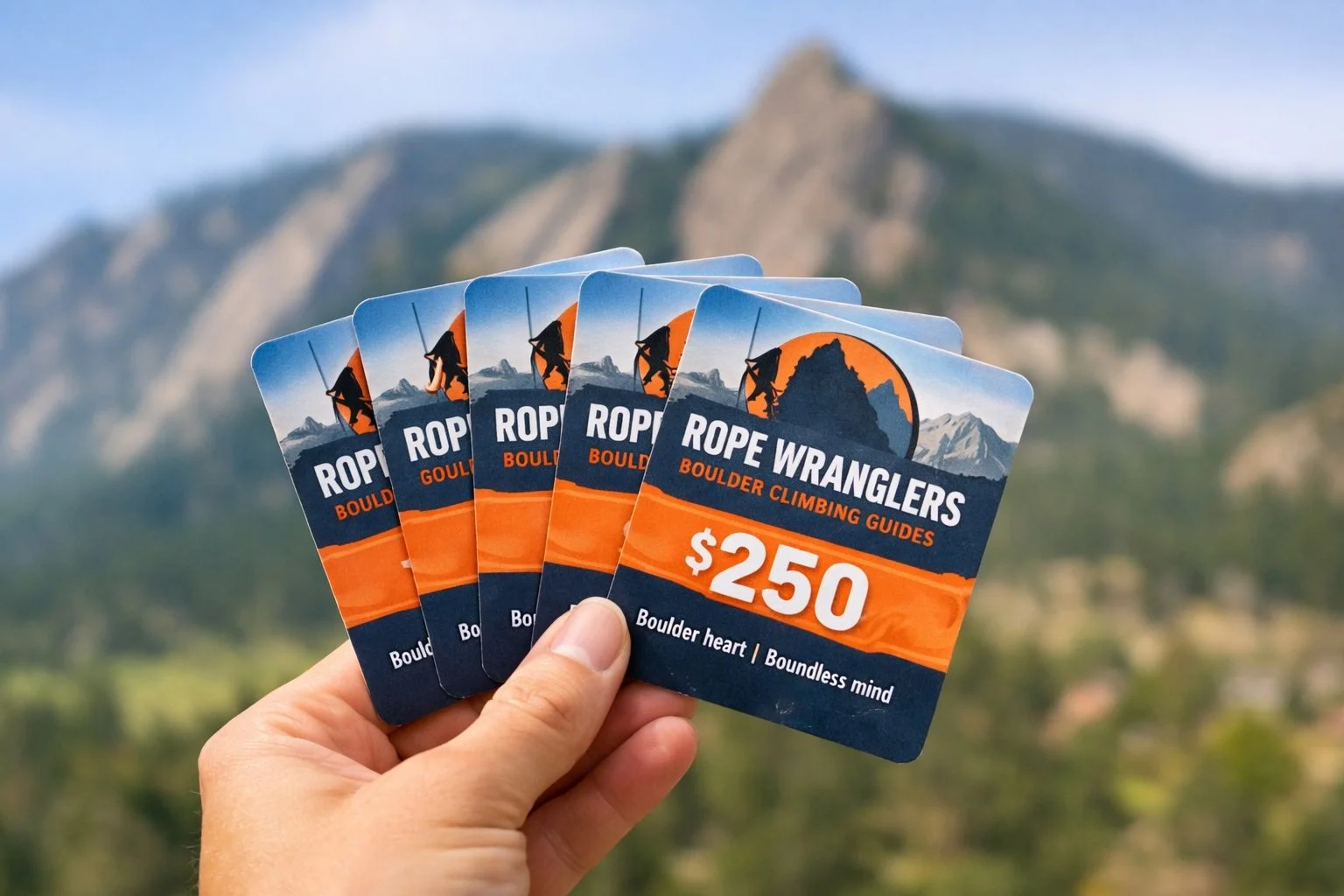Rope Wranglers Gift Card — Guided Rock Climbing in Boulder