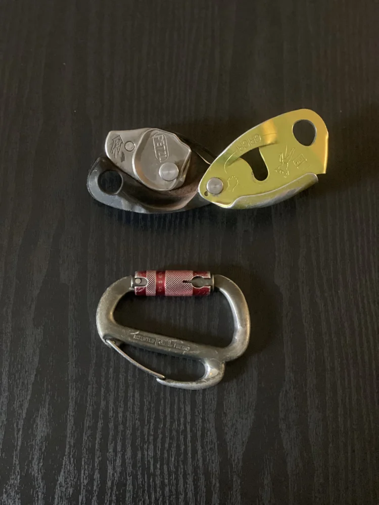 Loading GriGri step 2