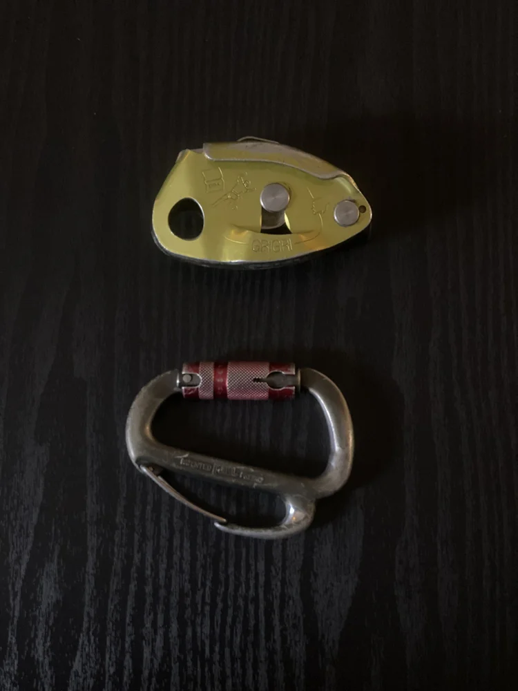 Loading GriGri step 1