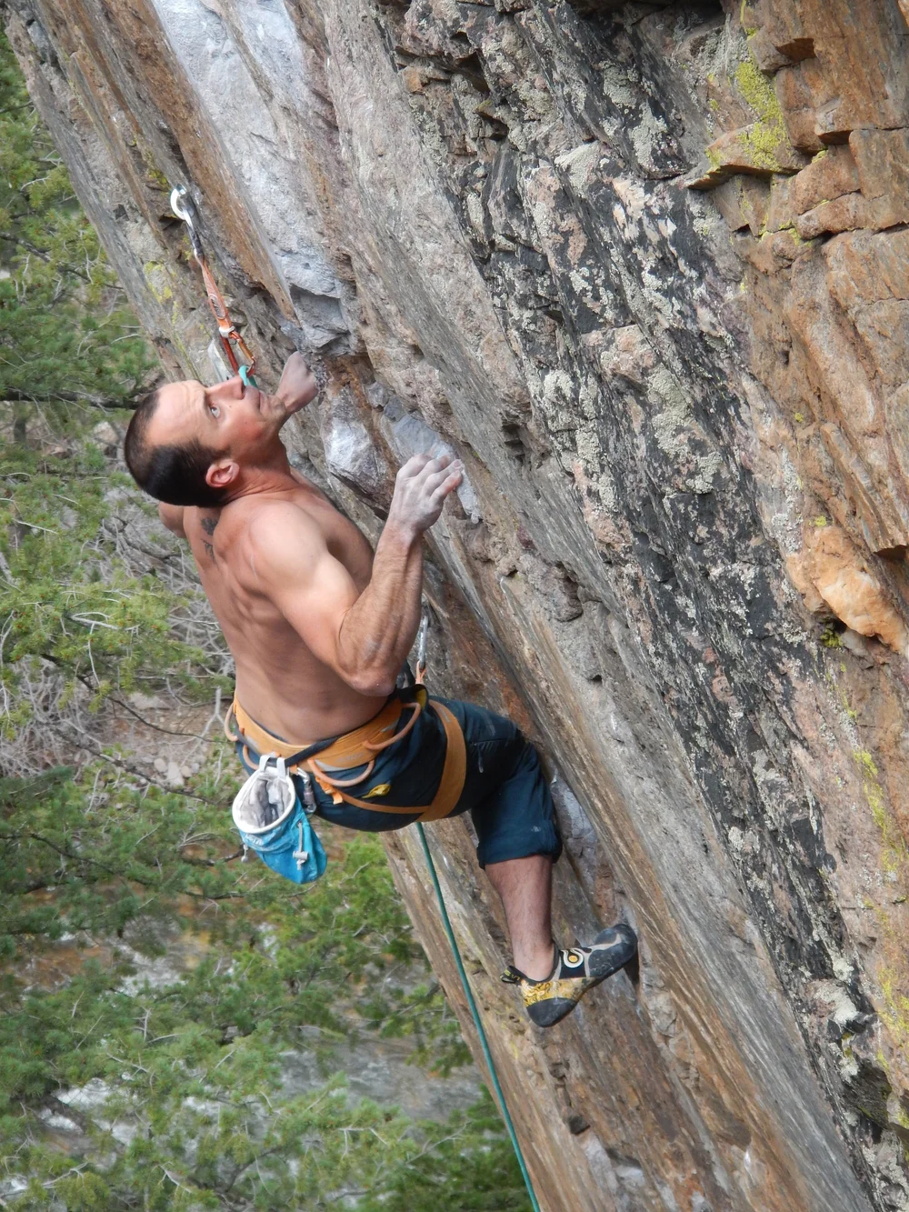 Using your legs while climbing