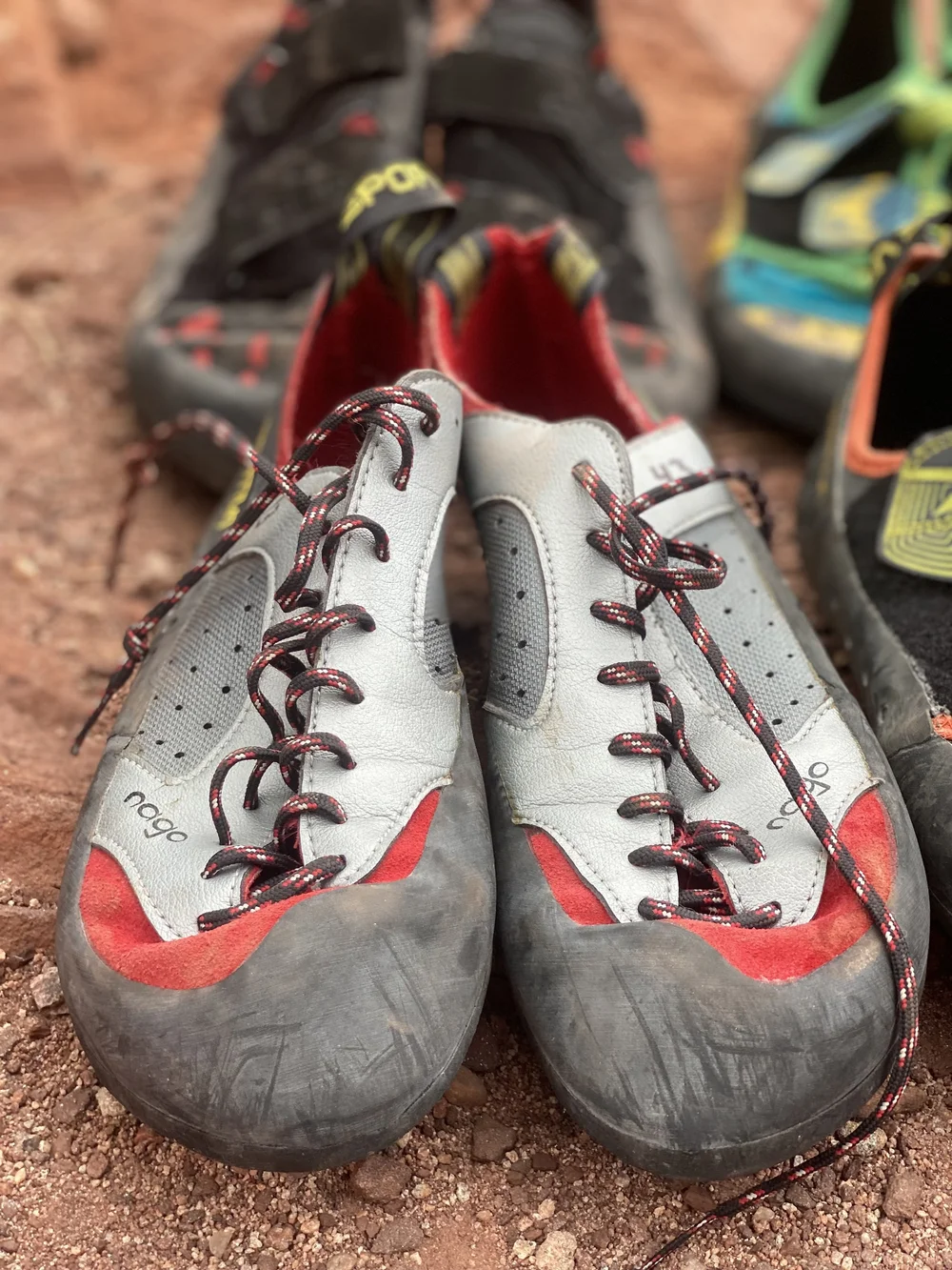 Climbing shoes