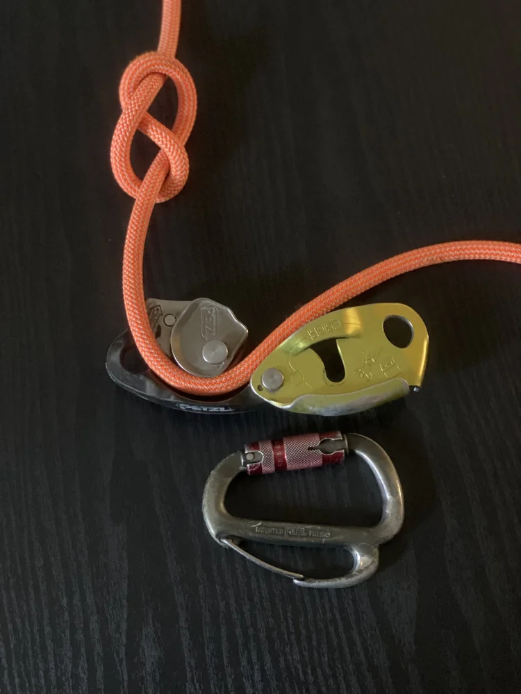 Loading GriGri step 3