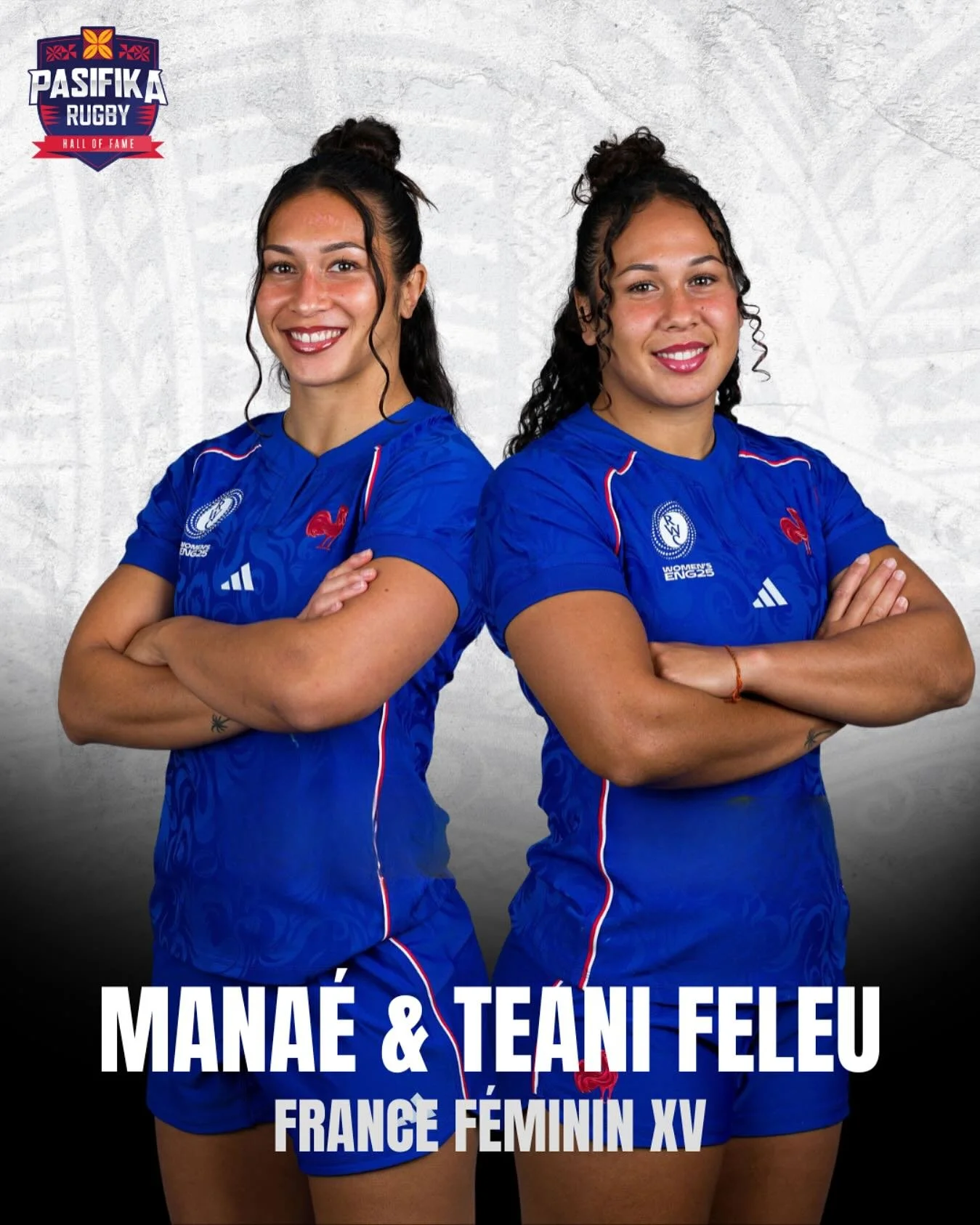 🌺✨ Celebrating Pasifika Women on the World Stage ✨🌺

Today , we proudly spotlight sisters Manae and Teani Feleu, trailblazers of the French women&rsquo;s XV. 🏉🇫🇷

Raised on the island of Futuna, the sisters carry their Pasifika roots with pride.