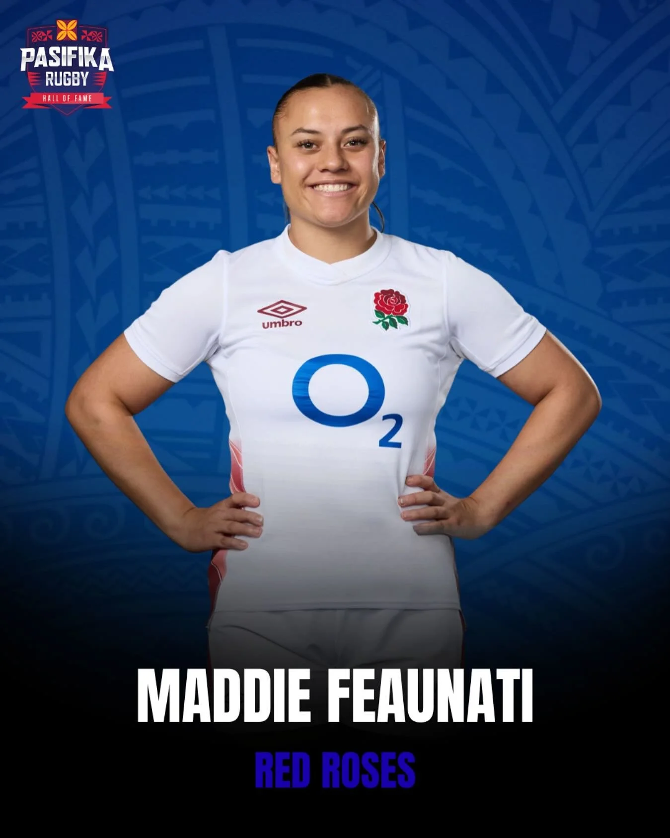 🌺✨ Celebrating Pasifika Women on the World Stage ✨🌺

Meet Maddie Feaunati 🙌🏽 Red Roses back row, born in Leeds, globally raised, and bringing Samoan strength to England&rsquo;s campaign in the 2025 Women&rsquo;s Rugby World Cup. 🇬🇧🏉🔥

Born in