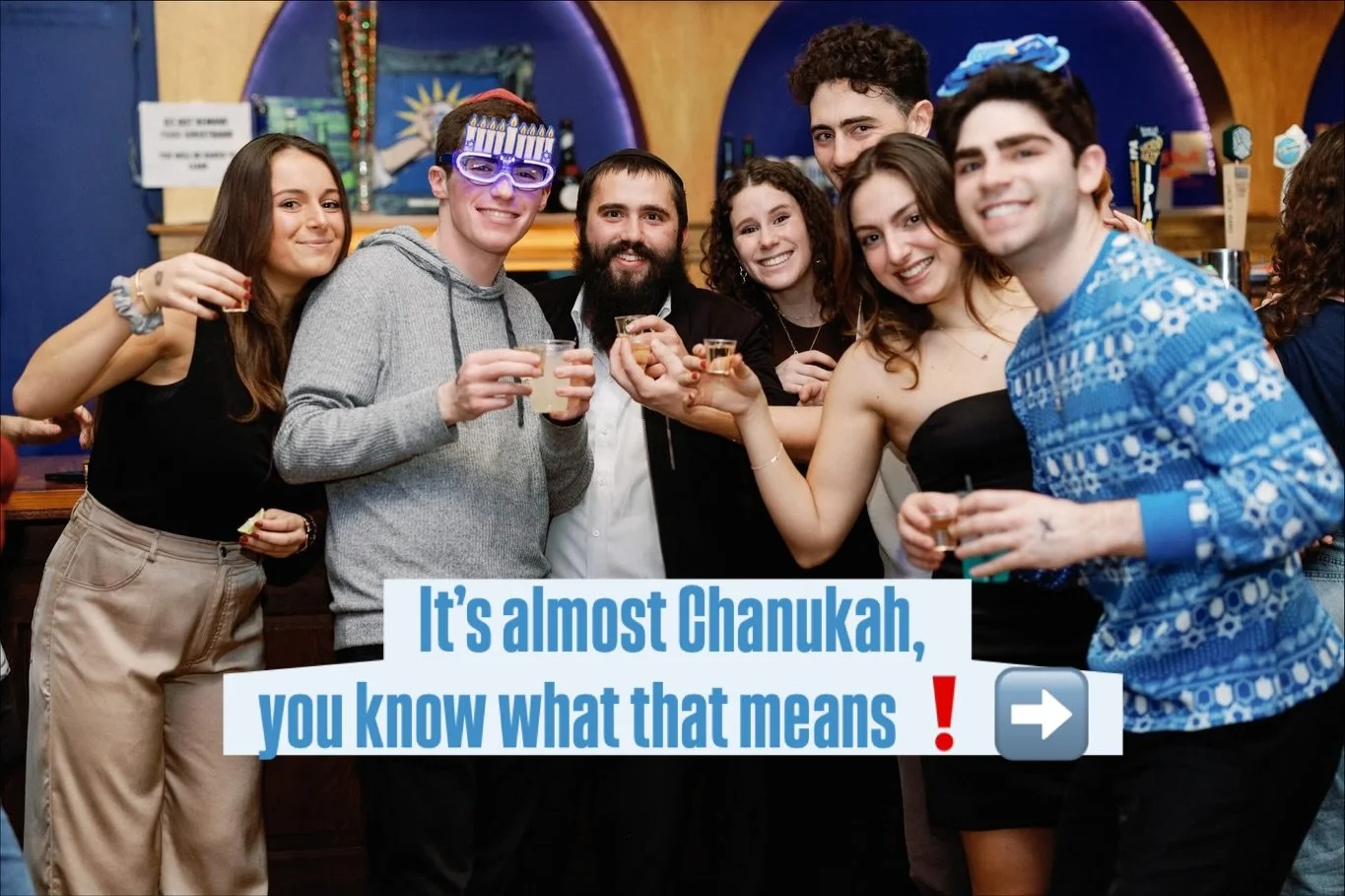 Join us for a Pre-Chanukah celebration, as we wrap up the first semester and welcome the festive holiday spirit!