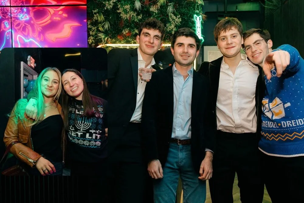 Welcoming the Chanukah energy to campus!