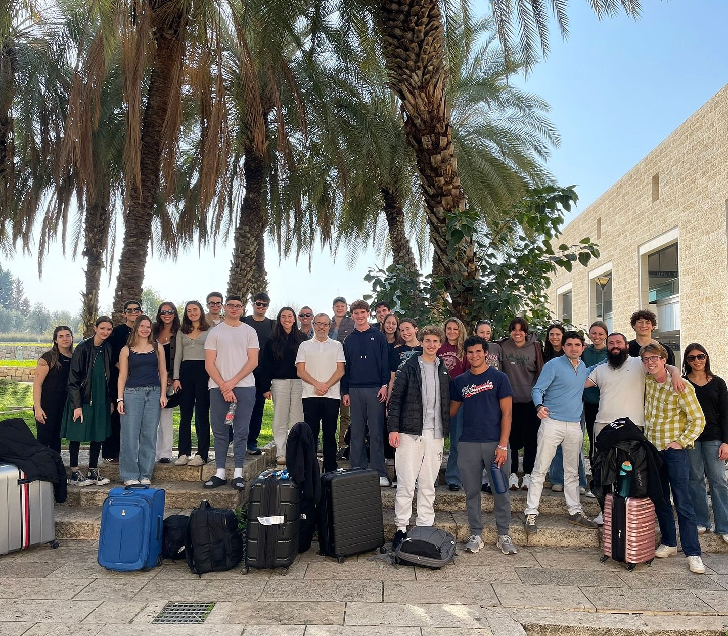 Largest Harvard Birthright group ever&mdash;&mdash;history made, journey begun 🇮🇱✈️