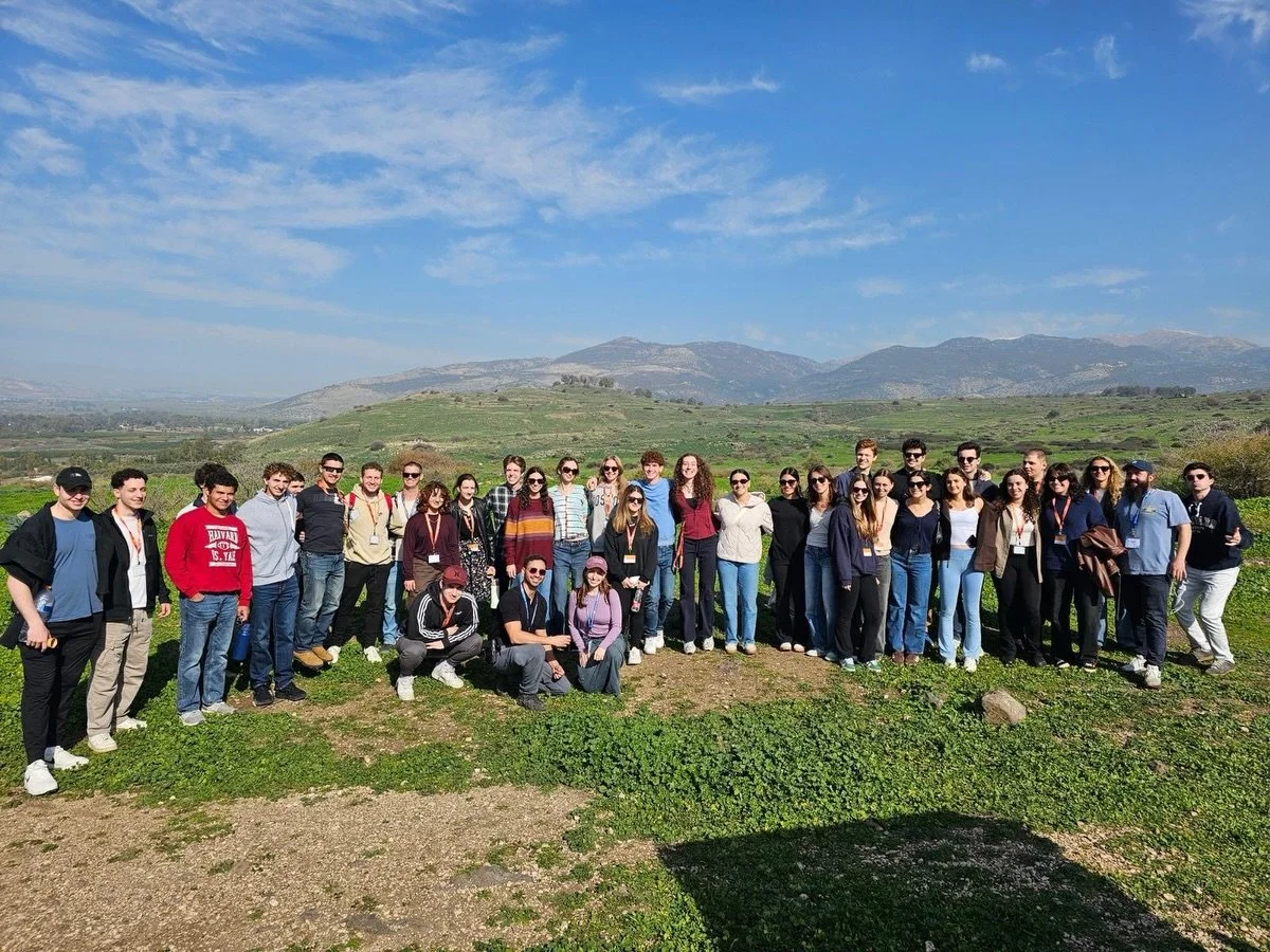 Shabbat Shalom from the Holy Land! #HarvardChabadBirthright