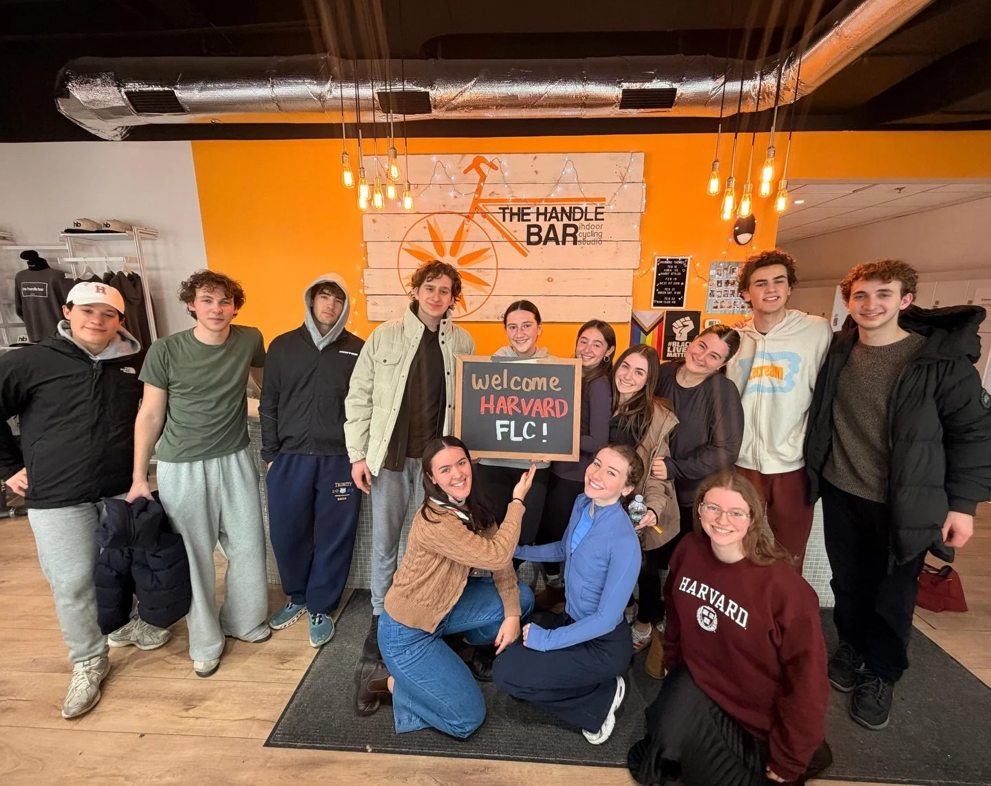 Happy Sunday from members of the Harvard Chabad FLC