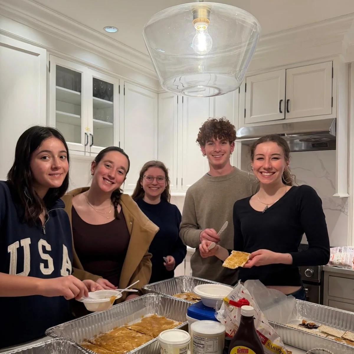 Matzo Crack going down at the Zarchi&rsquo;s