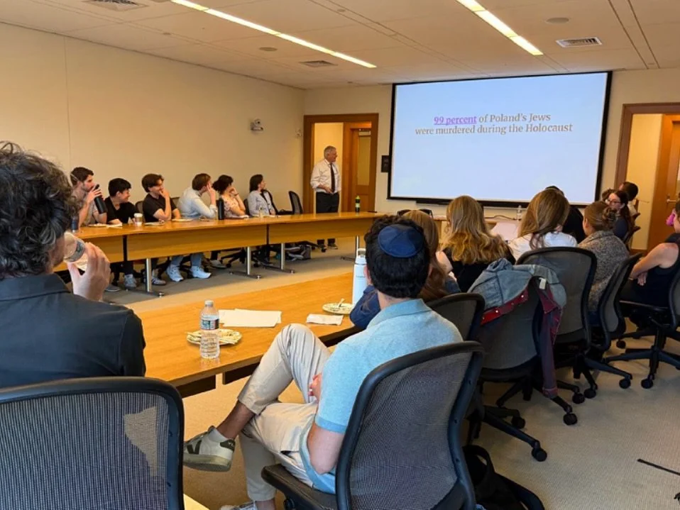 We remember the six million Jews murdered in the Holocaust and honor the resilience of survivors. We reaffirm our commitment to education, remembrance, and the responsibility to confront antisemitism and hatred in all its forms. Through learning and 