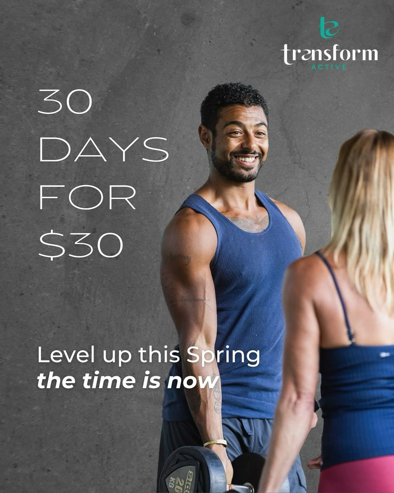 Ready to LEVEL UP this Spring? 💪

For just $30 you&rsquo;ll get 30 days of unlimited access to our 24/7 gym, plus group training classes to keep you moving and motivated!

Train your way across 4 dedicated zones:
&bull; Big weights domain downstairs