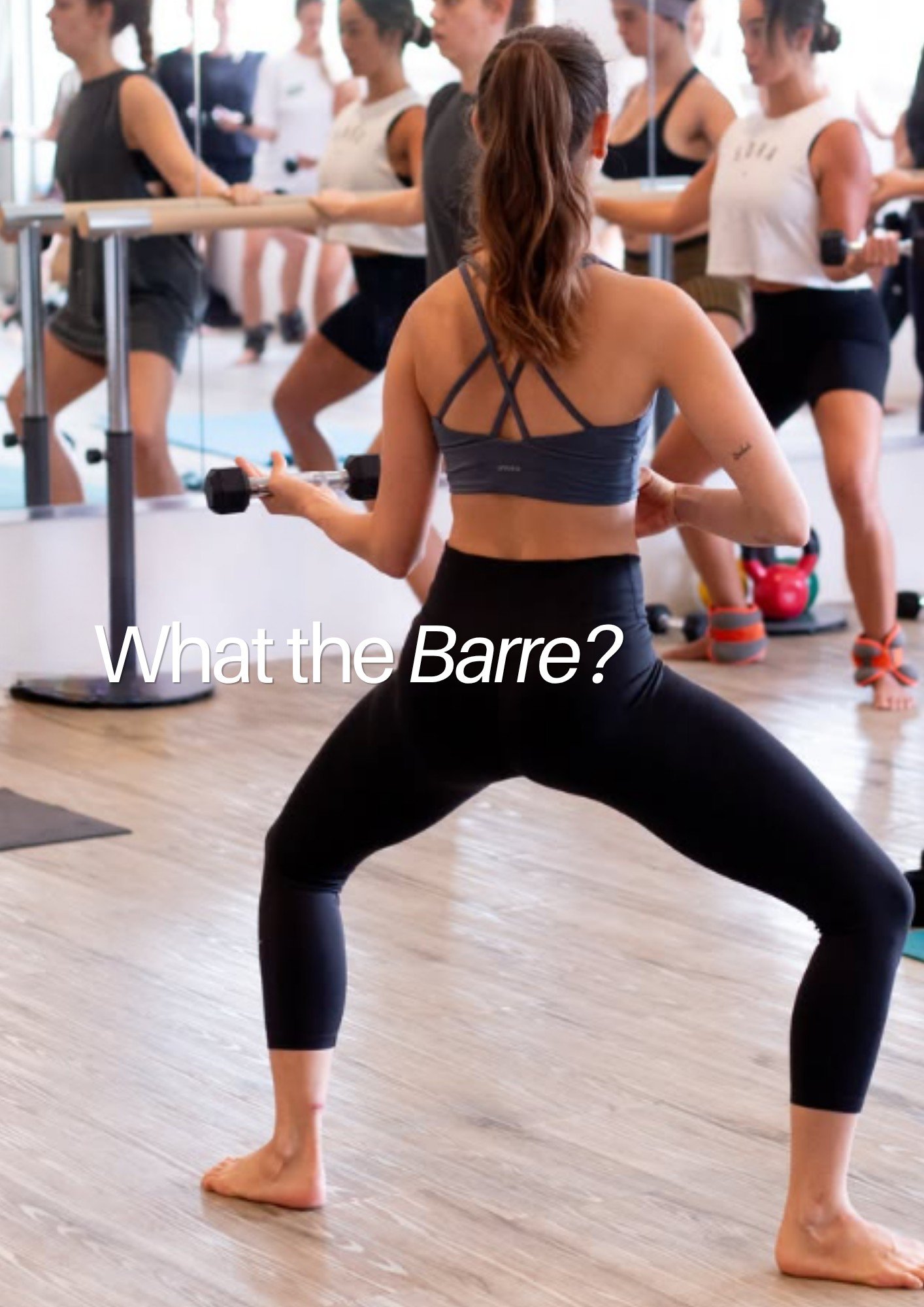 WHAT THE BARRE?!

If you&rsquo;ve ever wondered what all our Barre classes are about&hellip; this is your sign to give them a go!

Think low-impact, full-body workouts that blend Pilates, ballet and mindful movement all designed to build strength, im