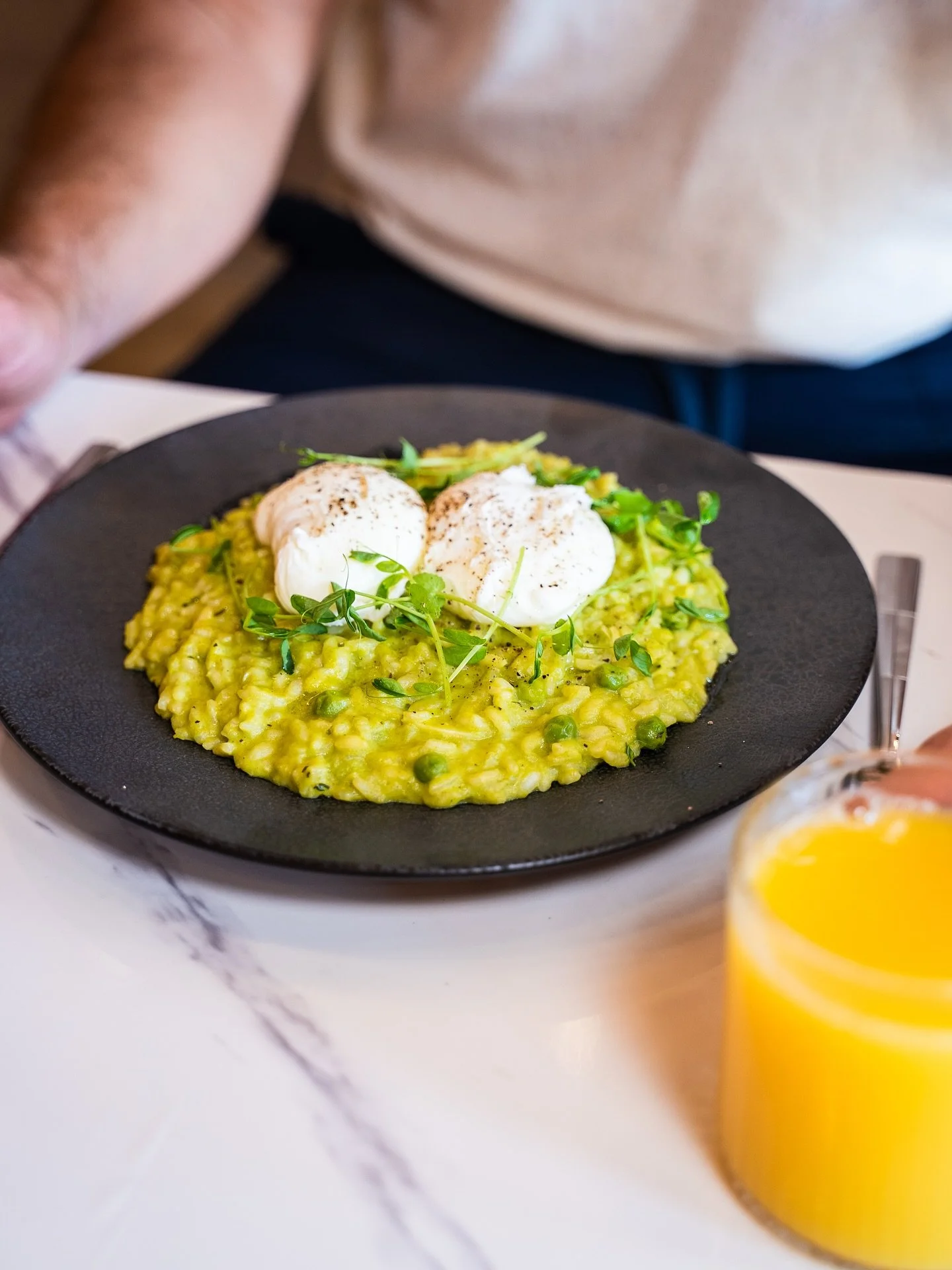 HAP-PEA TO SEE YOU 🫛 

Only 3 more days until we&rsquo;re back and you can get your Green Pea Risotto fix. 😋

Loam you Friday! 🫶