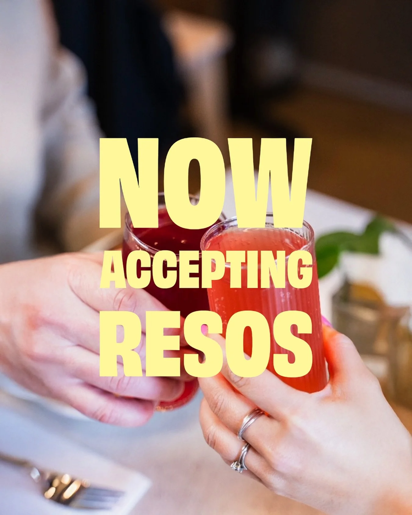 MAKE A RESO ☎️ 

You asked and we delivered. Now accepting a limited number of reservations on the weekends from 9-9:30 AM + 1:00-2:30 PM. 🙌

Happy Loaming. 😋