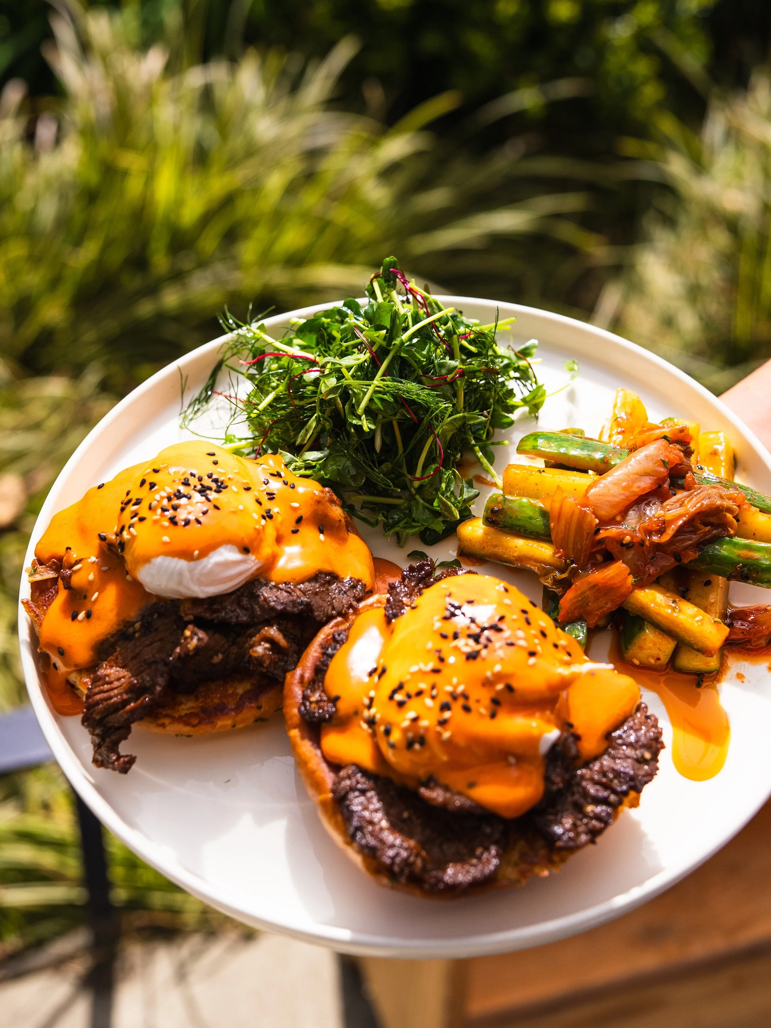 LAST CALL 🌸

If you missed our Mother&rsquo;s Day features this weekend, we wanted to give you one more chance. The Bulgogi Blossom Benny and Berry Blossom are leaving the menu after today and they&rsquo;re too good not to try. Come by, treat yourse