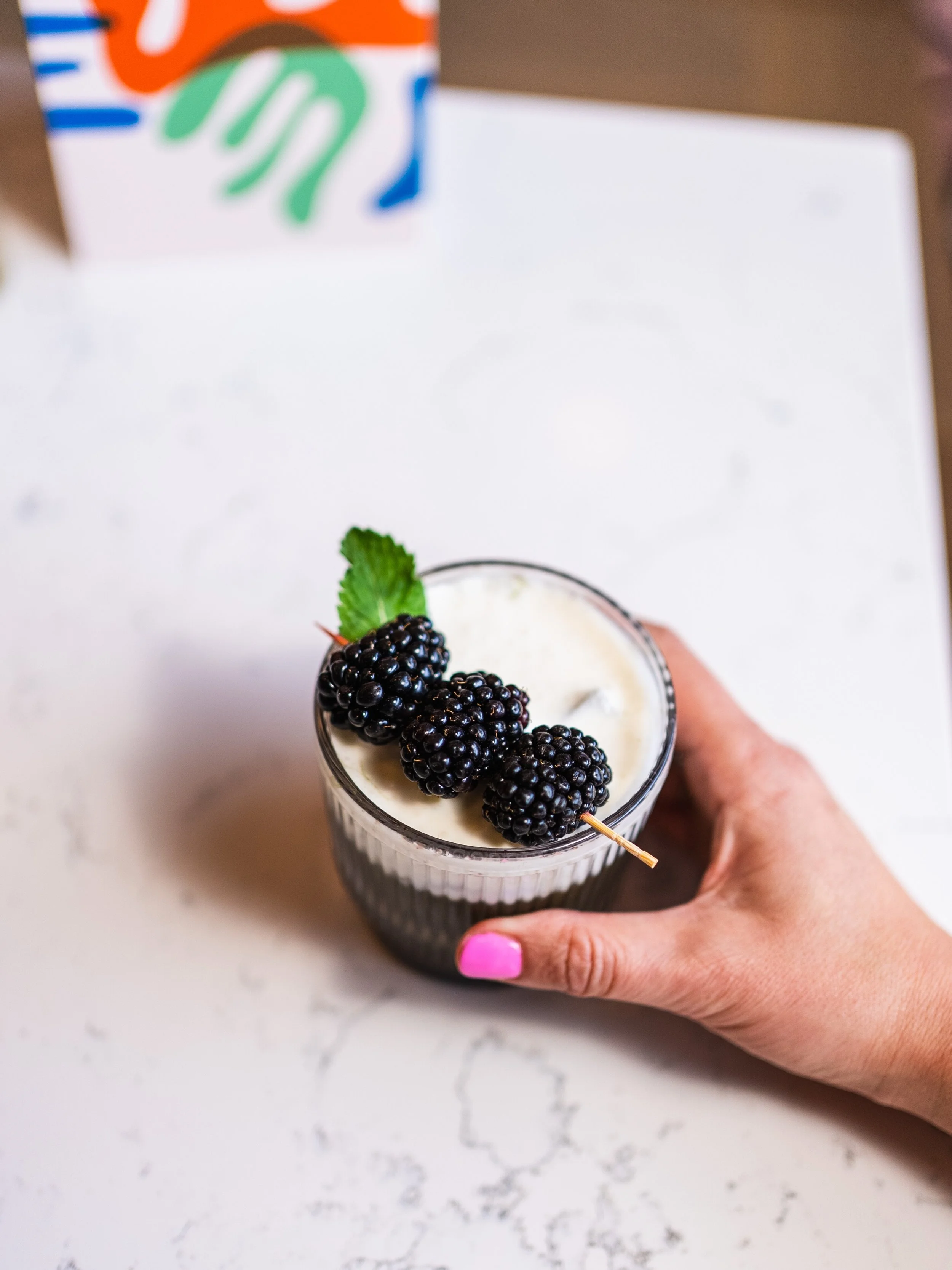 MIDNIGHT MATCHA 🌙 

This drink is truly what dreams are made of. 🛏️ 💭

Kyoto matcha, homemade blackberry paste, coconut water + whipping cream. 😍

Catch it before it disappears at the end of the month. Your future self will thank you 😘

📍230 Es