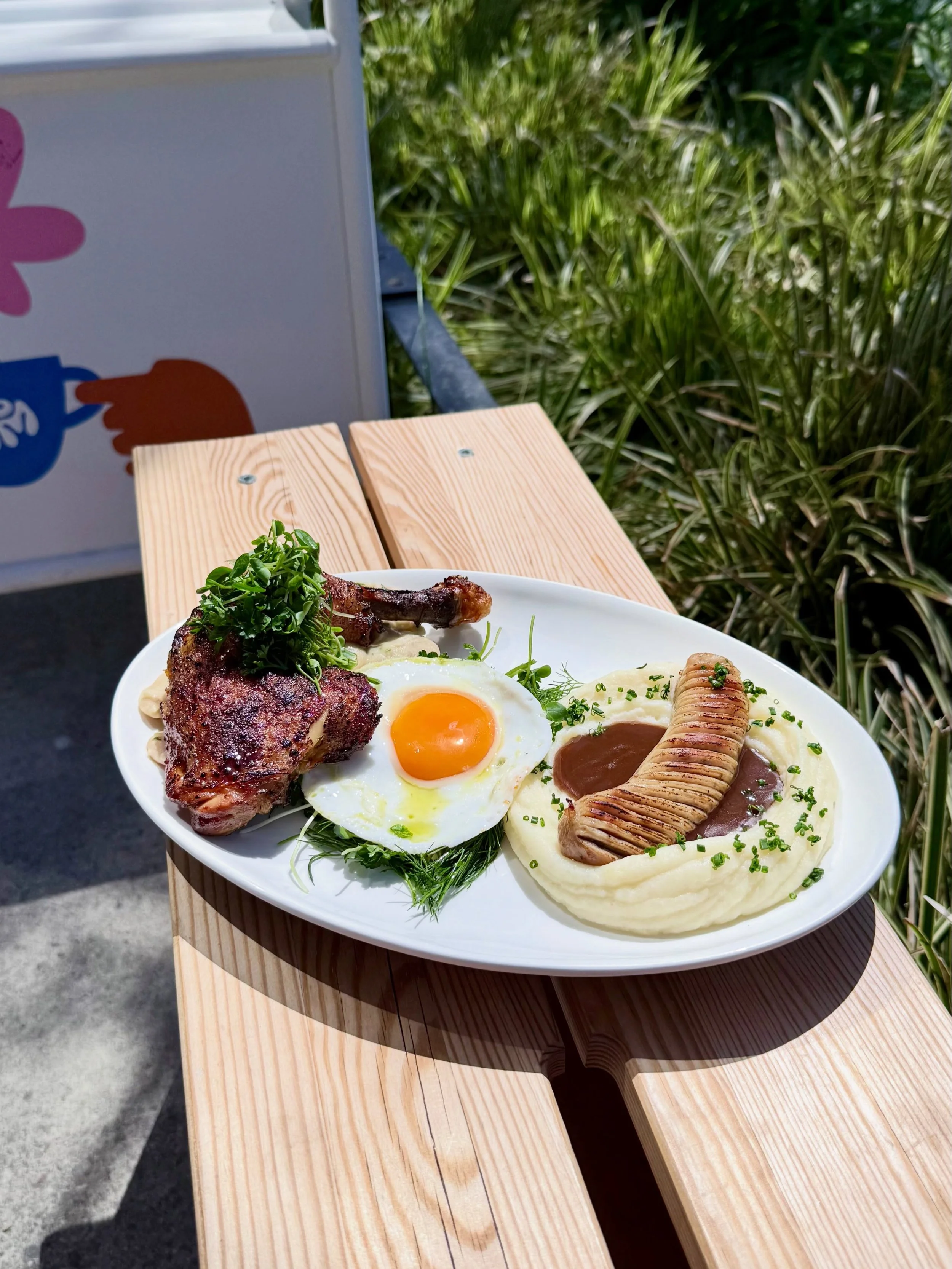 DAD&rsquo;S FEAST 💙

This Father&rsquo;s Day weekend, we&rsquo;re serving hearty &amp; comfort the way Dad deserves it. 😍😋

Slow-cooked whole chicken leg confit over creamy herb butter lima beans, fresh North Vancouver greens topped with a perfect