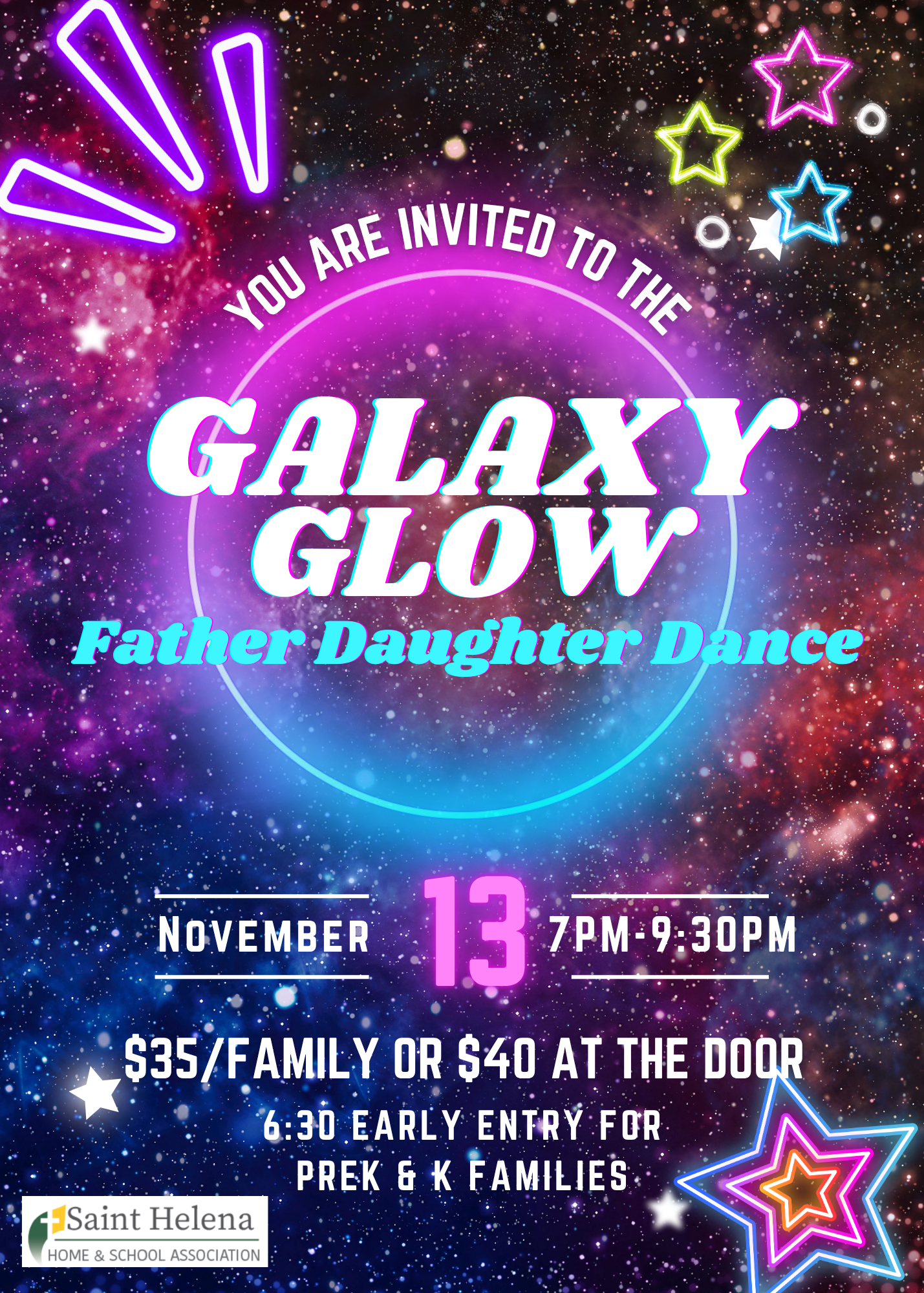 Father Daughter Dance- Galaxy Glow!