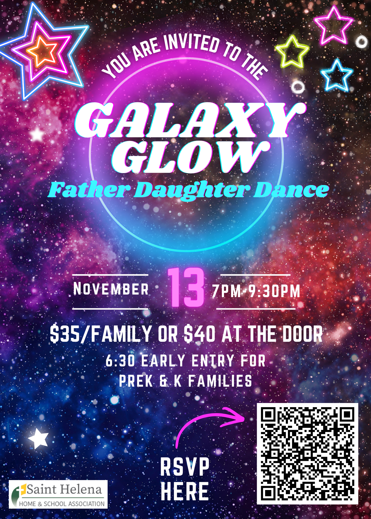 Father Daughter Dance- Galaxy Glow!