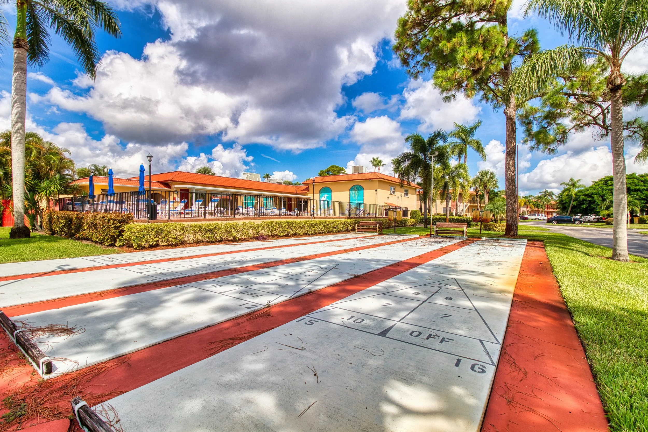Stuart, FL Condo – Community Shuffleboard