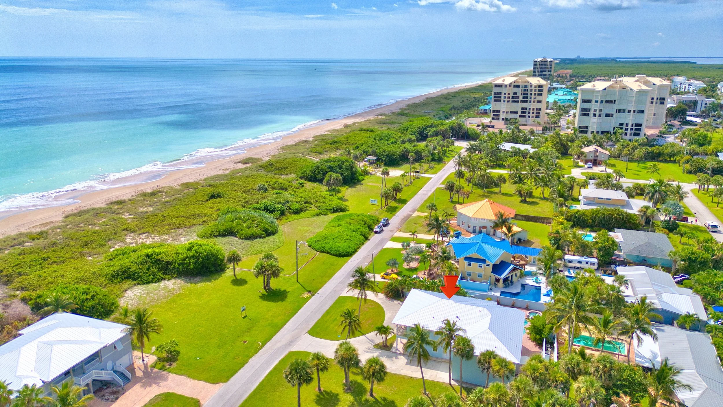 Hutchinson Island, Fort Pierce, FL Estate – Aerial Ocean View