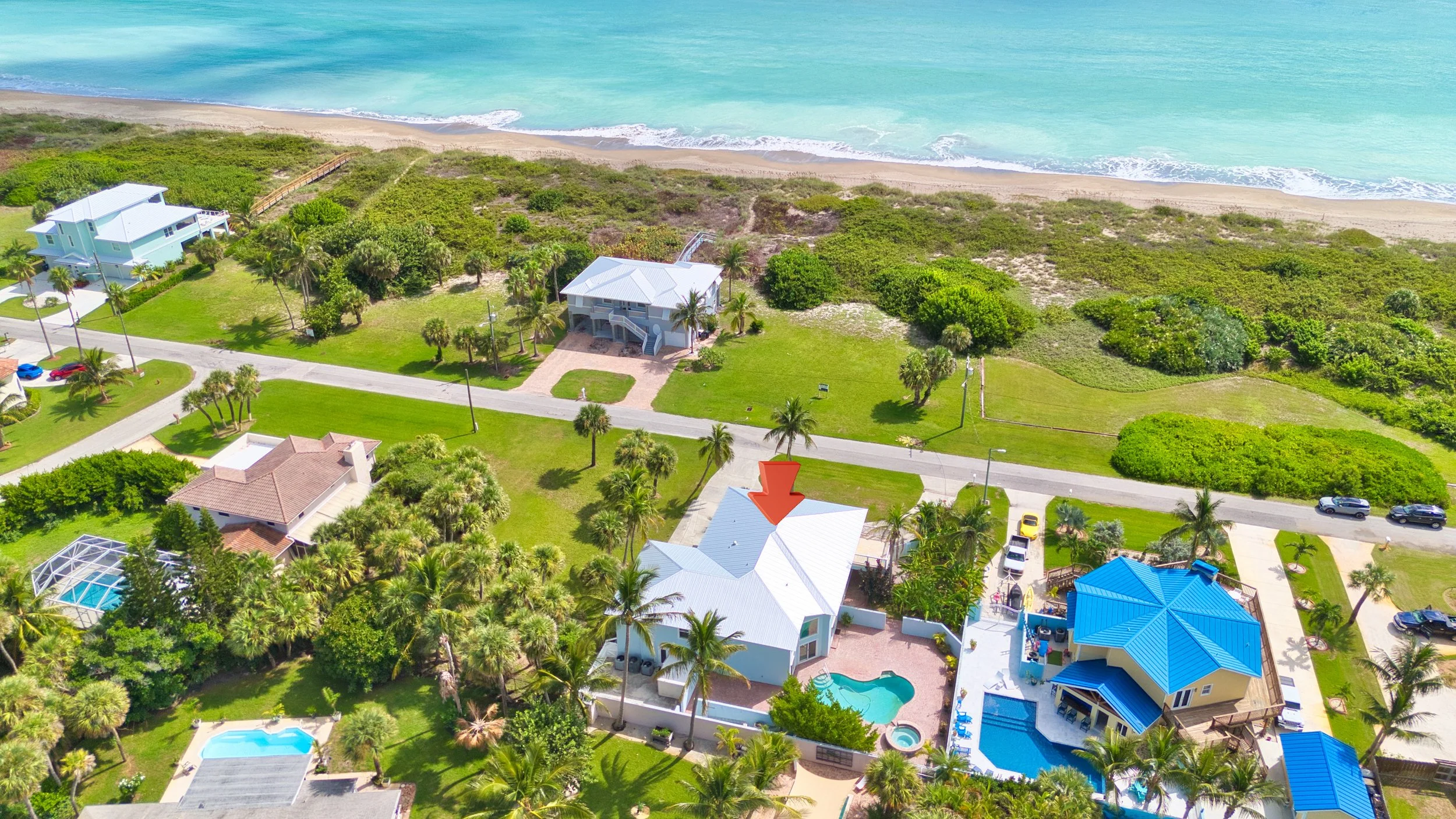 Hutchinson Island, Fort Pierce, FL Estate – Aerial Ocean View