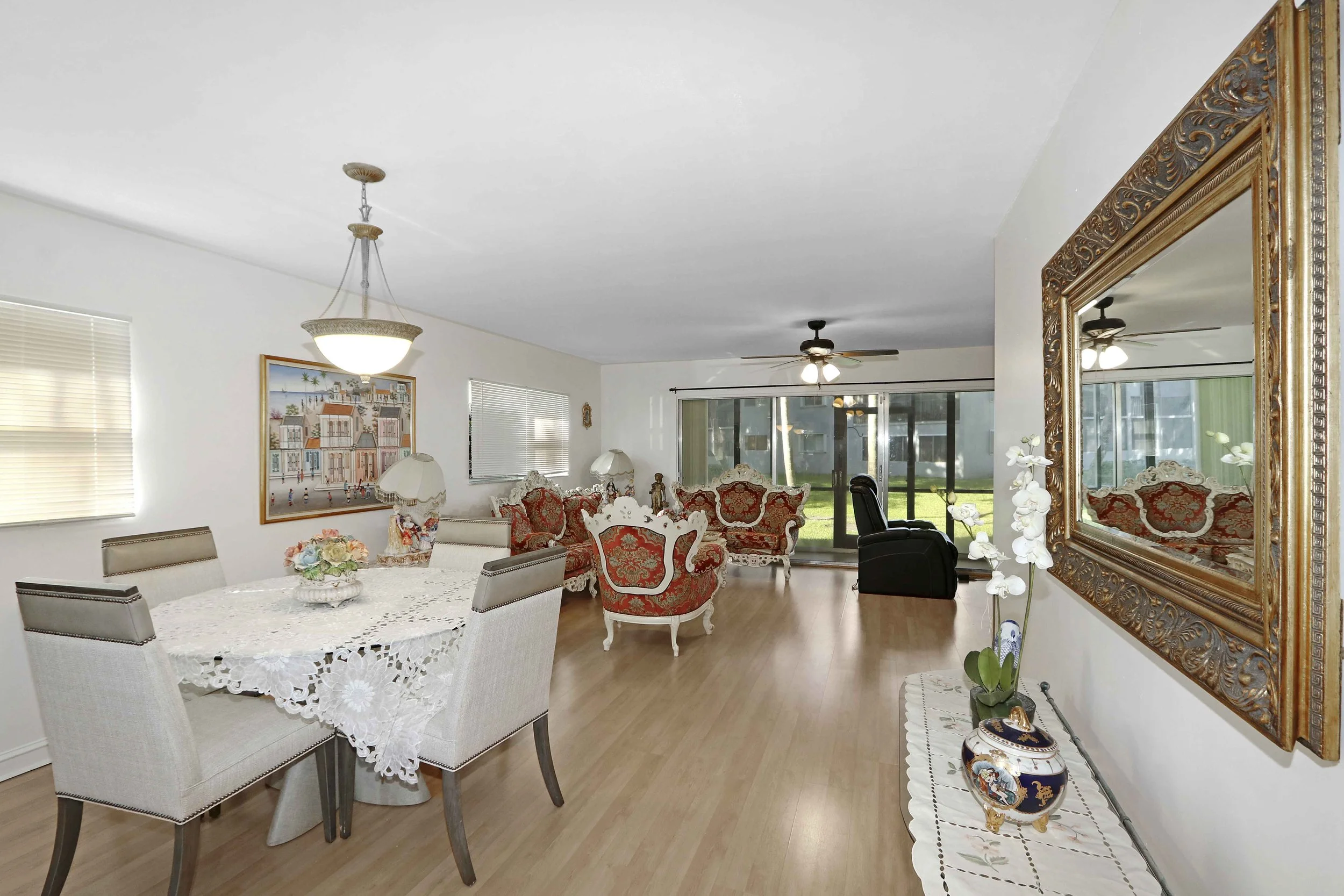 Open Spacious Living Space with Natural Lighting all around