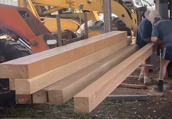 150x150mm Hardwood Posts (Roughsawn)
