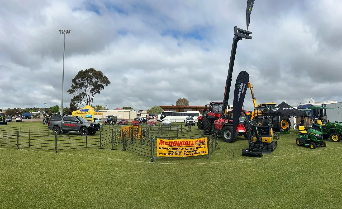 Agricultural machinery on an Australian farm