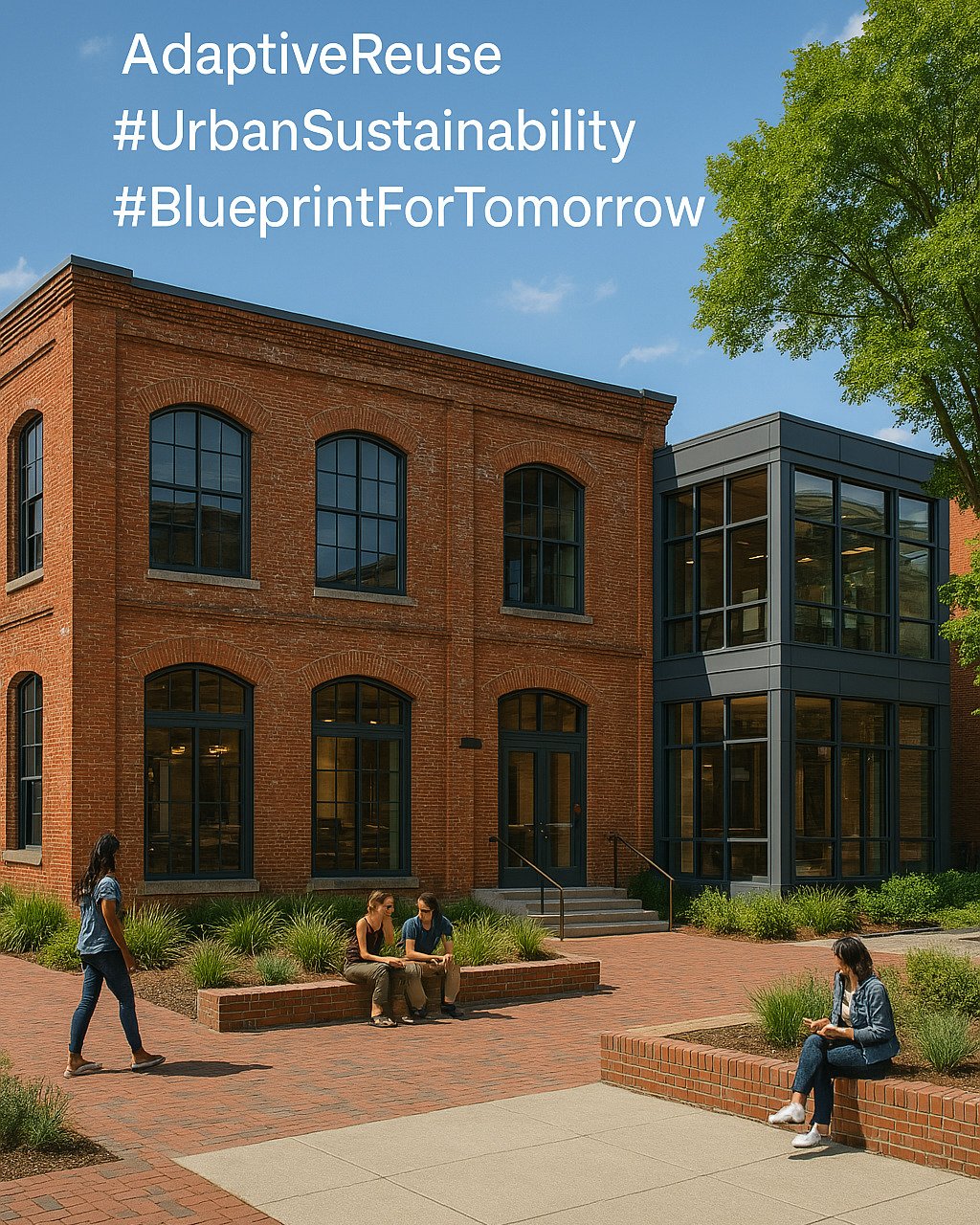 Old walls, new stories. 🏙️ Explore how adaptive reuse gives buildings—and communities—a second life. #AdaptiveReuse #UrbanSustainability #BlueprintForTomorrow