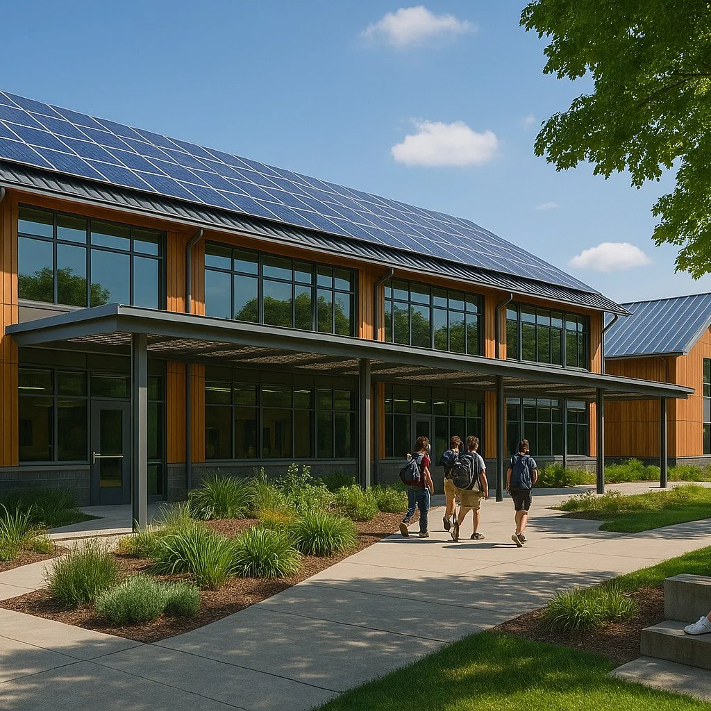 Sustainability starts with our schools. 📚🏫 Discover how net-zero campuses are shaping the next generation&mdash;by design. #NetZeroSchools #GreenEducation #BlueprintForTomorrow