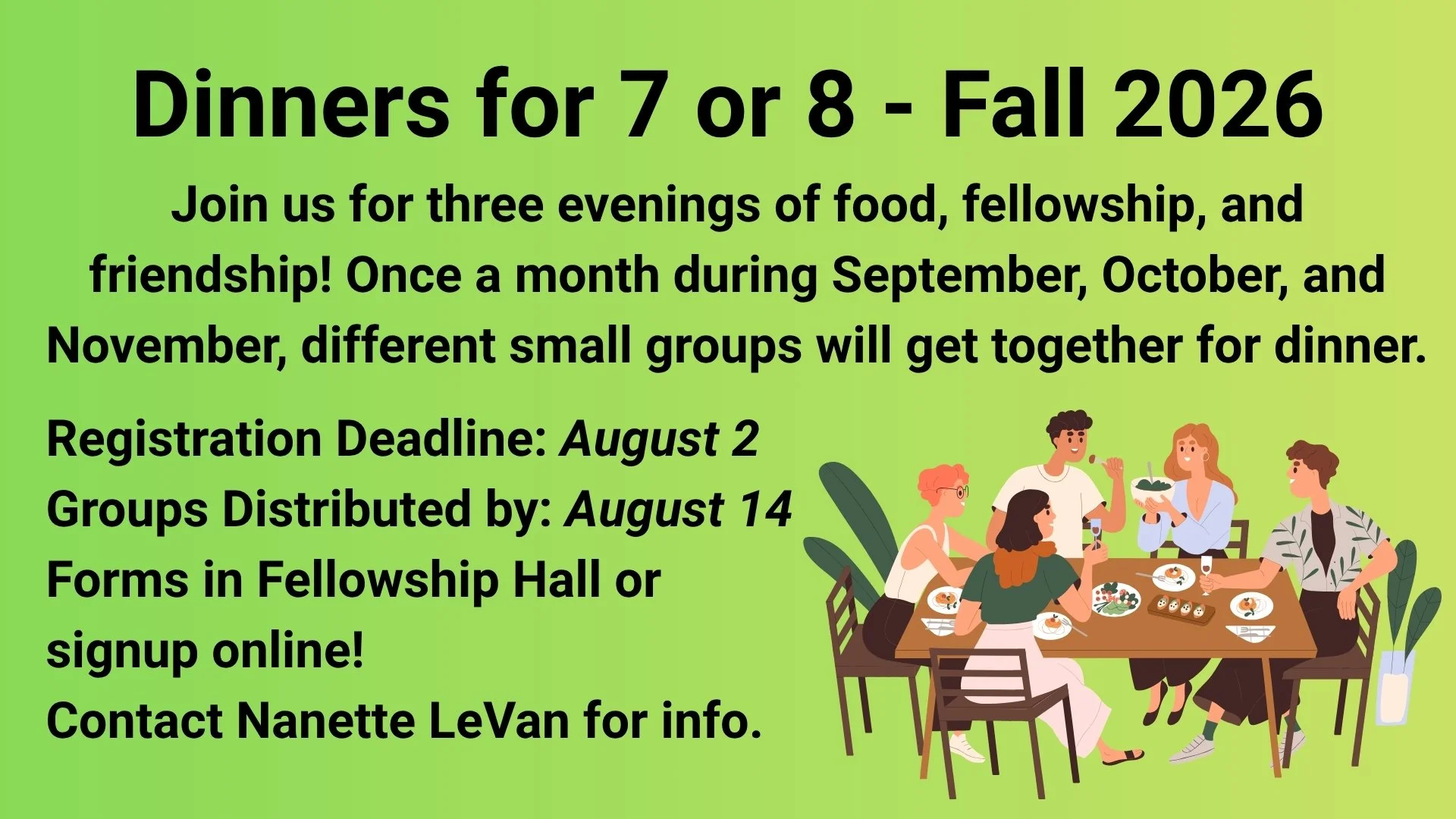Dinners for 7 or 8 - Fall 2026.jpg