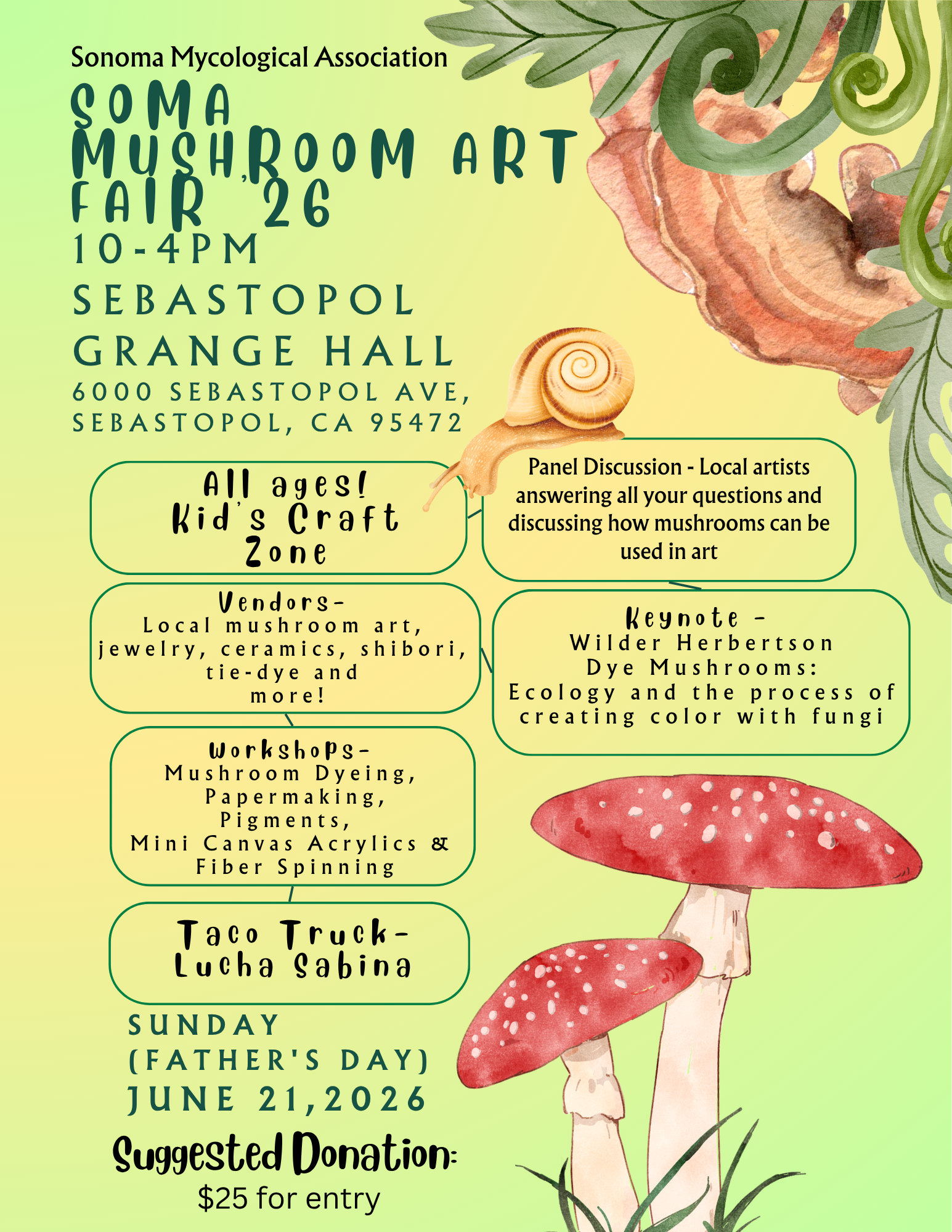 Mushroom Art Fair '26