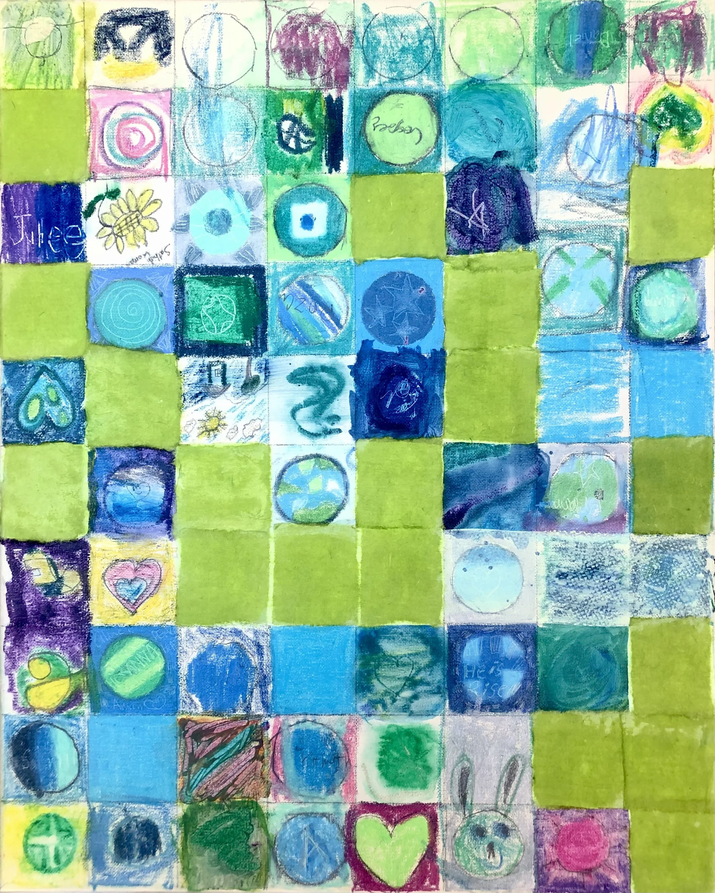 Apple Tree  Community Art, April 20, 2024, San Marco Park / Plaza Park , Irvine