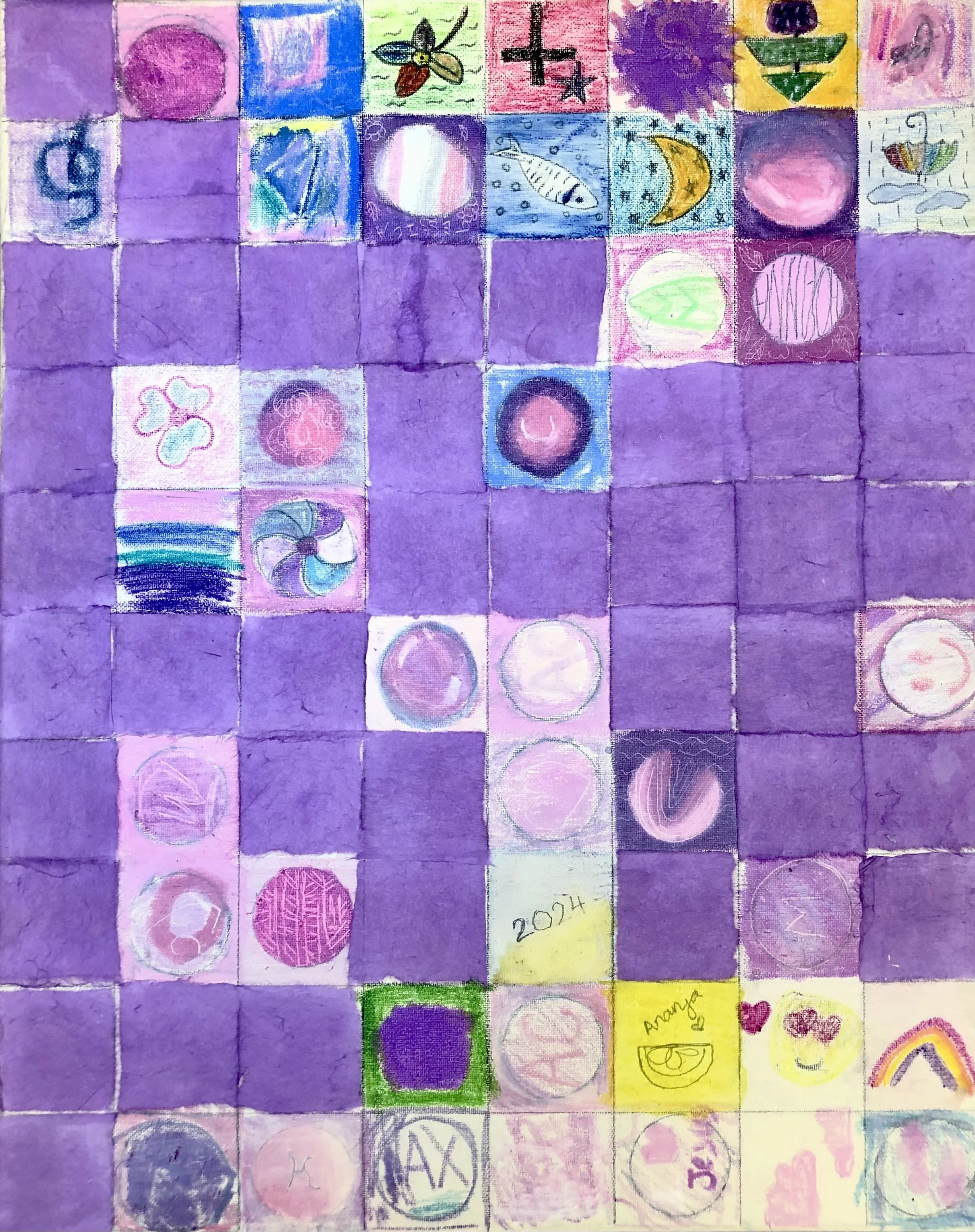 Apple Tree  Community Art, April 20, 2024, San Marco Park / Plaza Park , Irvine