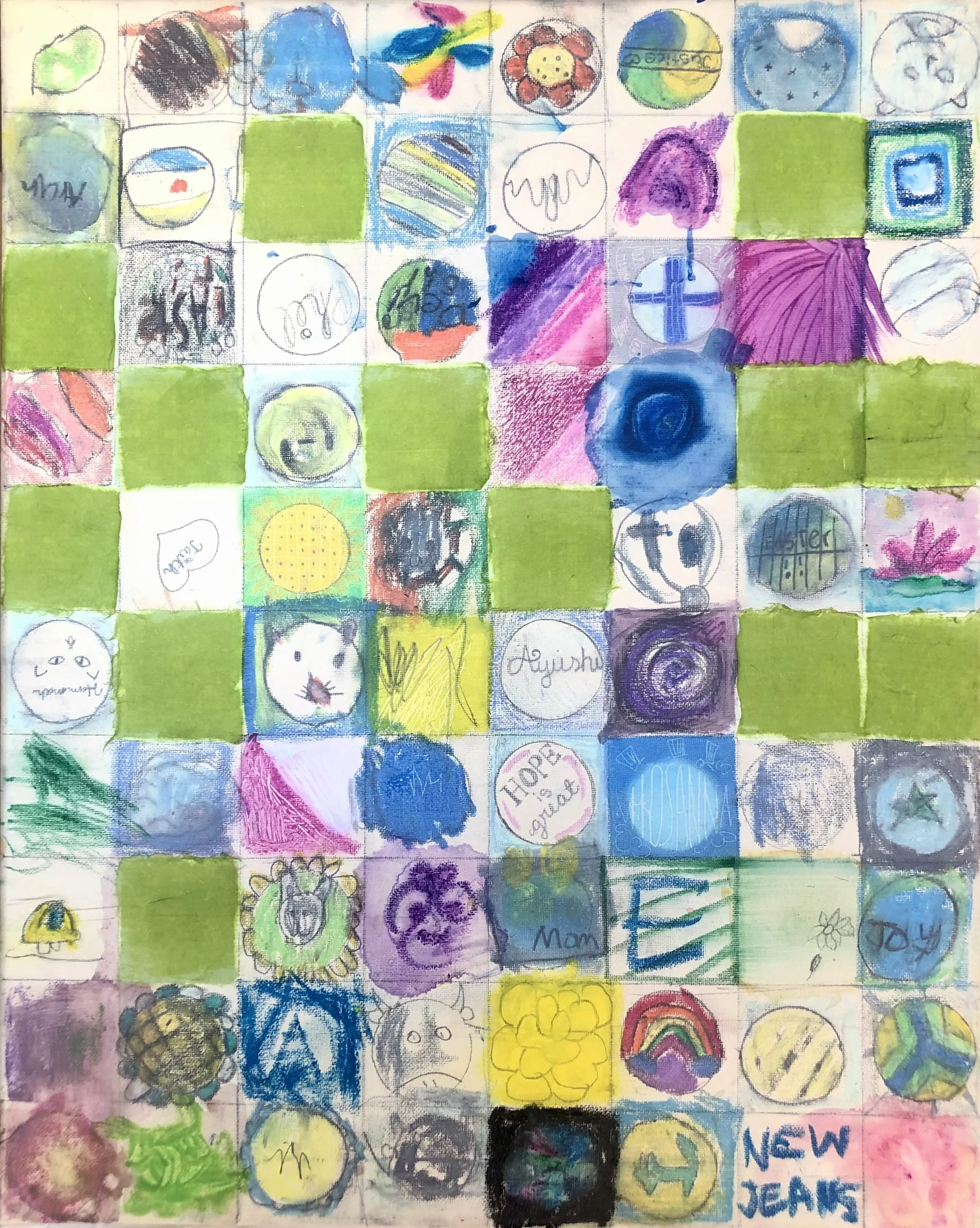 Apple Tree  Community Art, April 20, 2024, San Marco Park / Plaza Park , Irvine