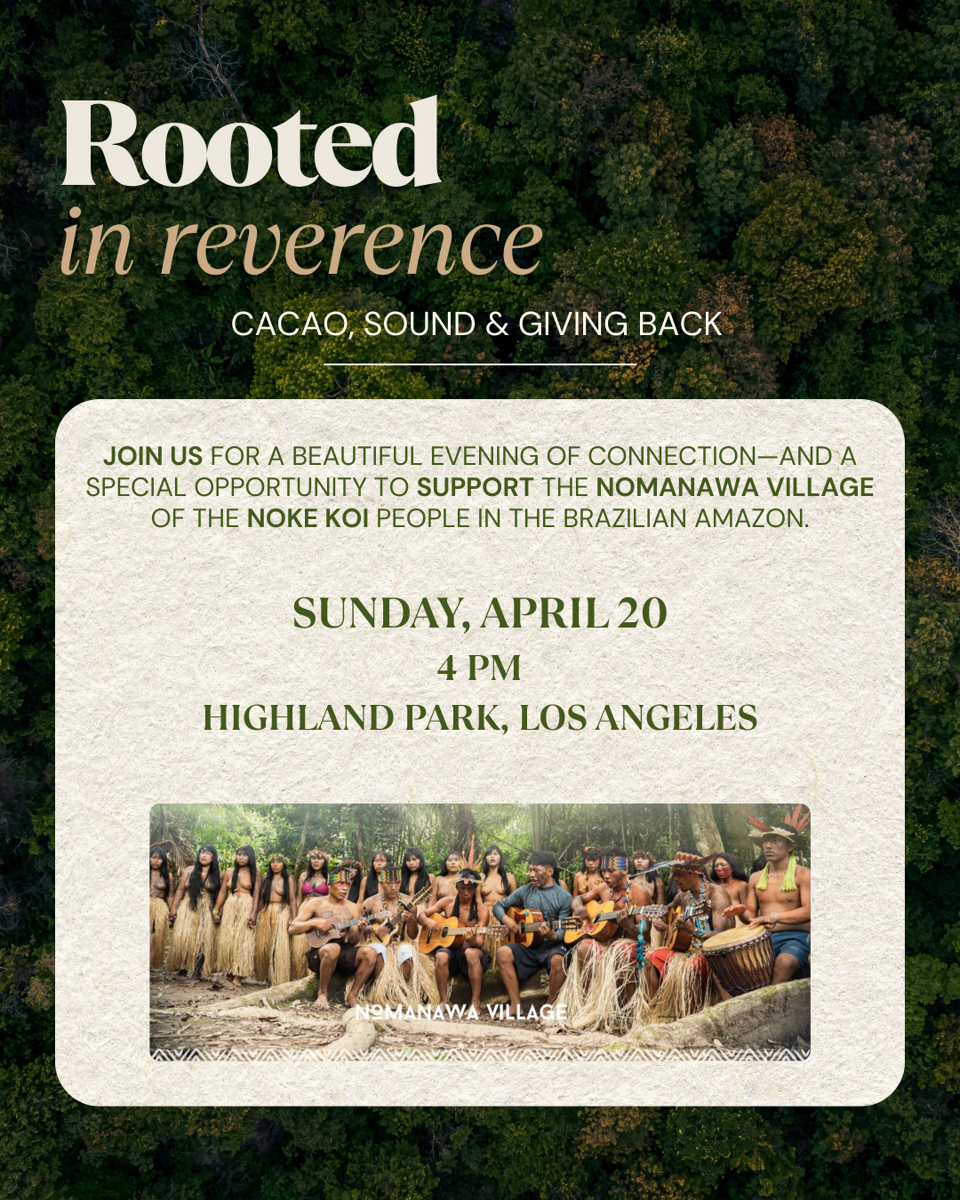 Rooted in reverence: A Nomanawa Village Fundraising Event