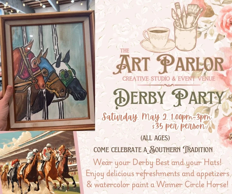 Derby Party Water Color Paint Event 