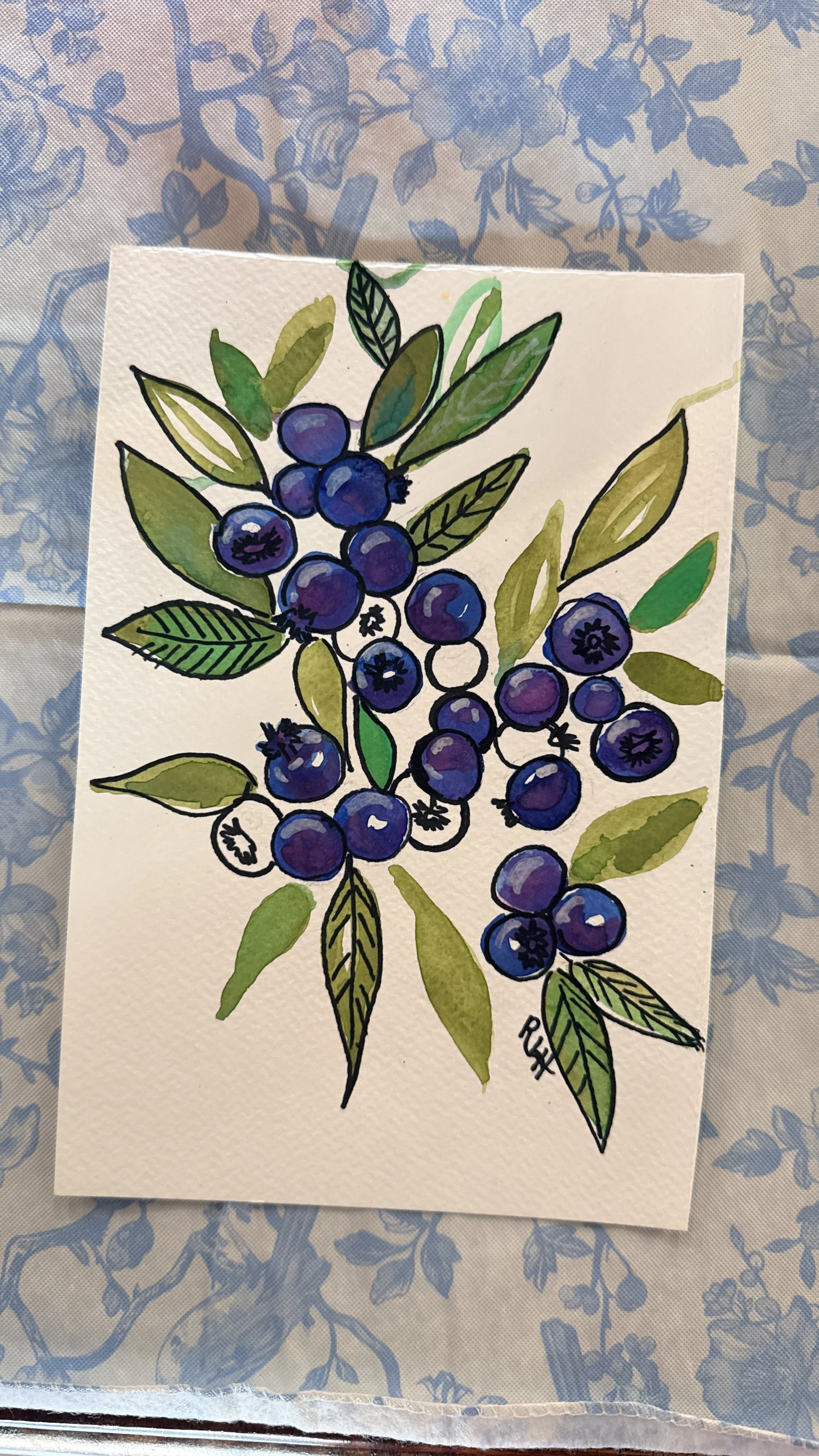 Relax and Paint: A Berry Easy Watercolor Class 