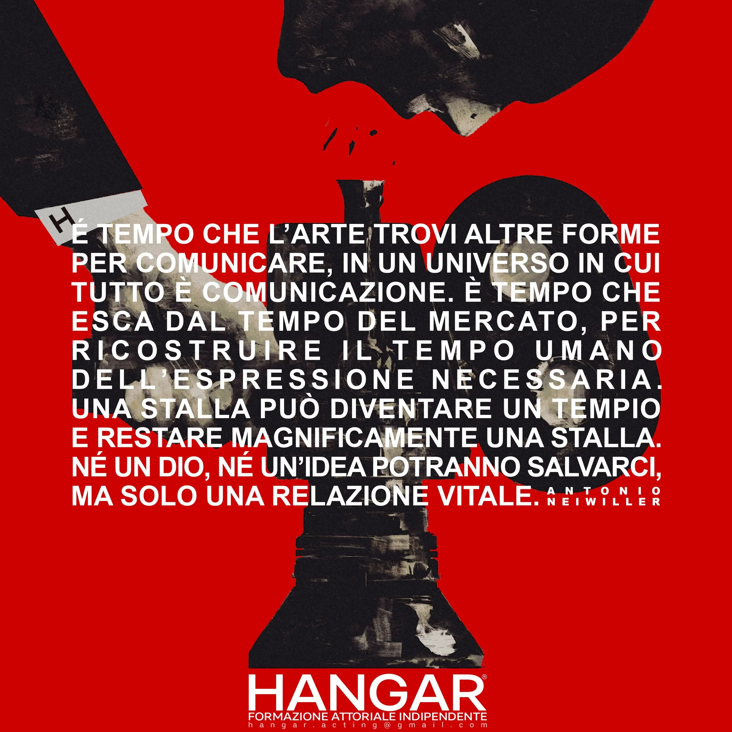 Scuola di recitazione per il cinema e il teatro a Novara, corsi, laboratori e workshop dai 14 anni in su | HANGAR Formazione Attoriale Indipendente |  Centro di ricerca sulla persona e di formazione dell'attore fondato a Novara da Andrea Gattinoni