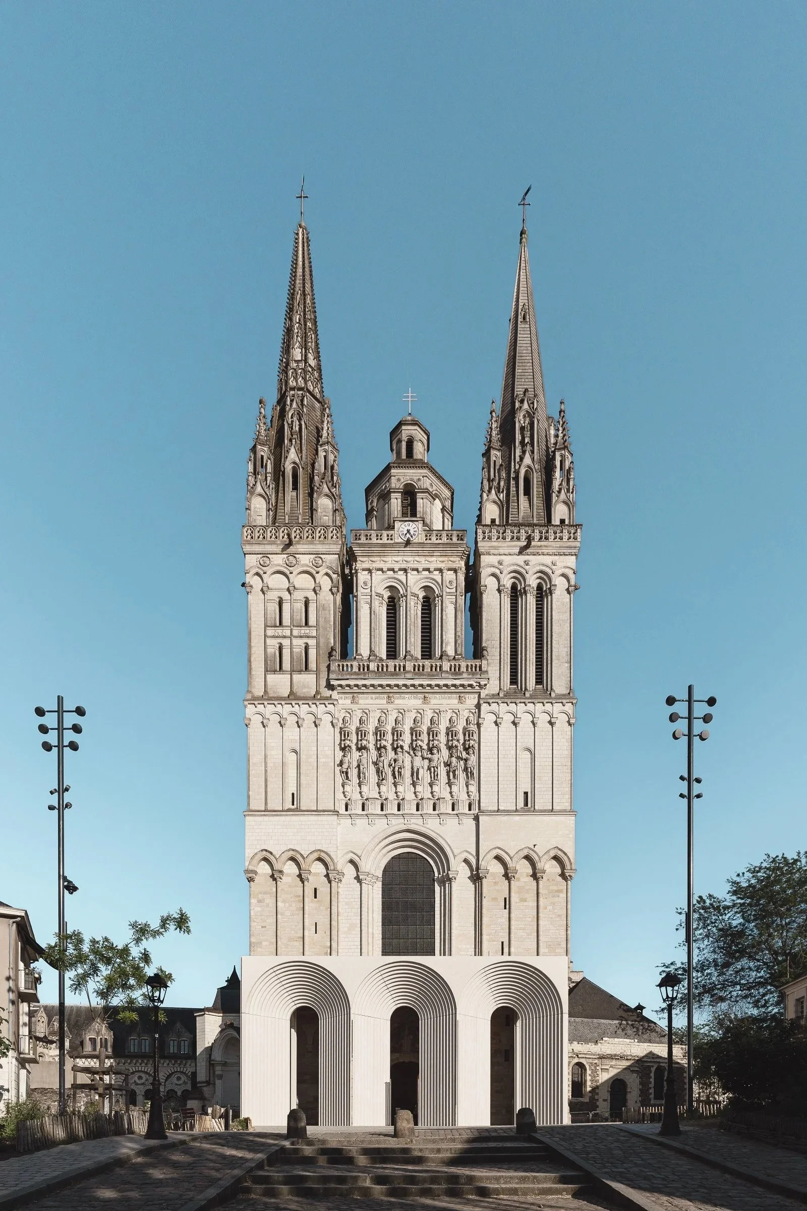 Cathédrale Saint-Maurice Angers photographie architecture contemporaine Florian Coelo Photographe d'architecture et d'intérieur
