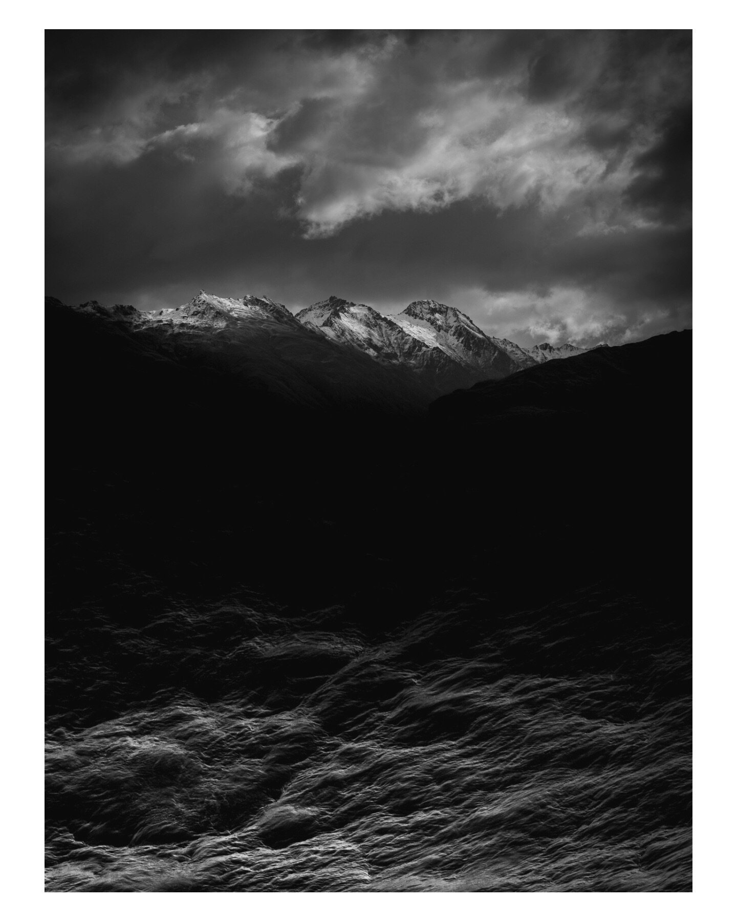 &bull;
From the Peaks to the Depths, my last black &amp; white diptych