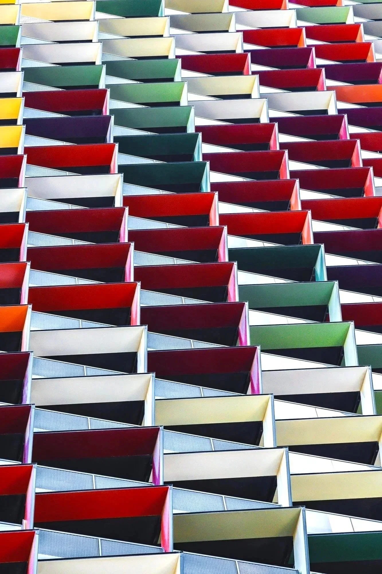 Façade symétrique bâtiment Melbourne Australie Florian Coelo Photographe architecture Angers Nantes Bretagne